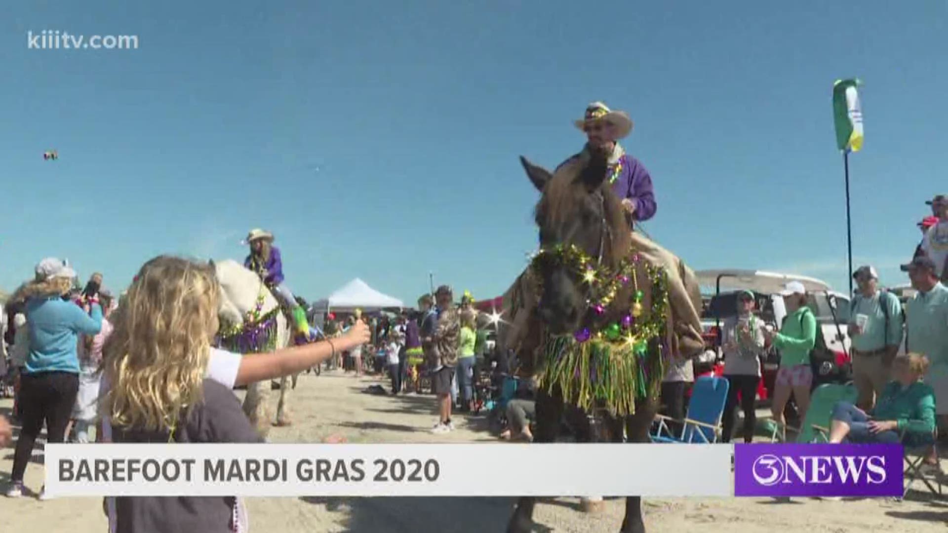 People of South Texas did not have to leave the area to experience Mardi Gras, and festival-goers say the best part of Barefoot Mardi Gras is kicking off your shoes.