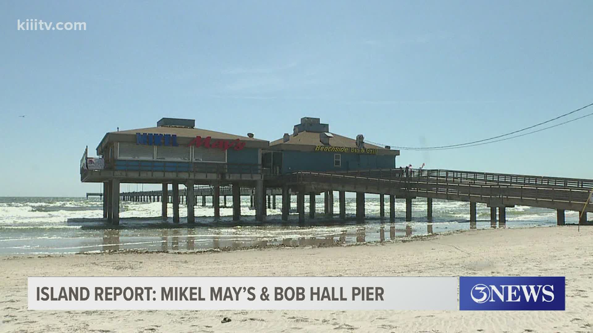 Neither Mikel Mays nor Bob Hall Pier are likely to be open to the public until at least the summer of 2023.
