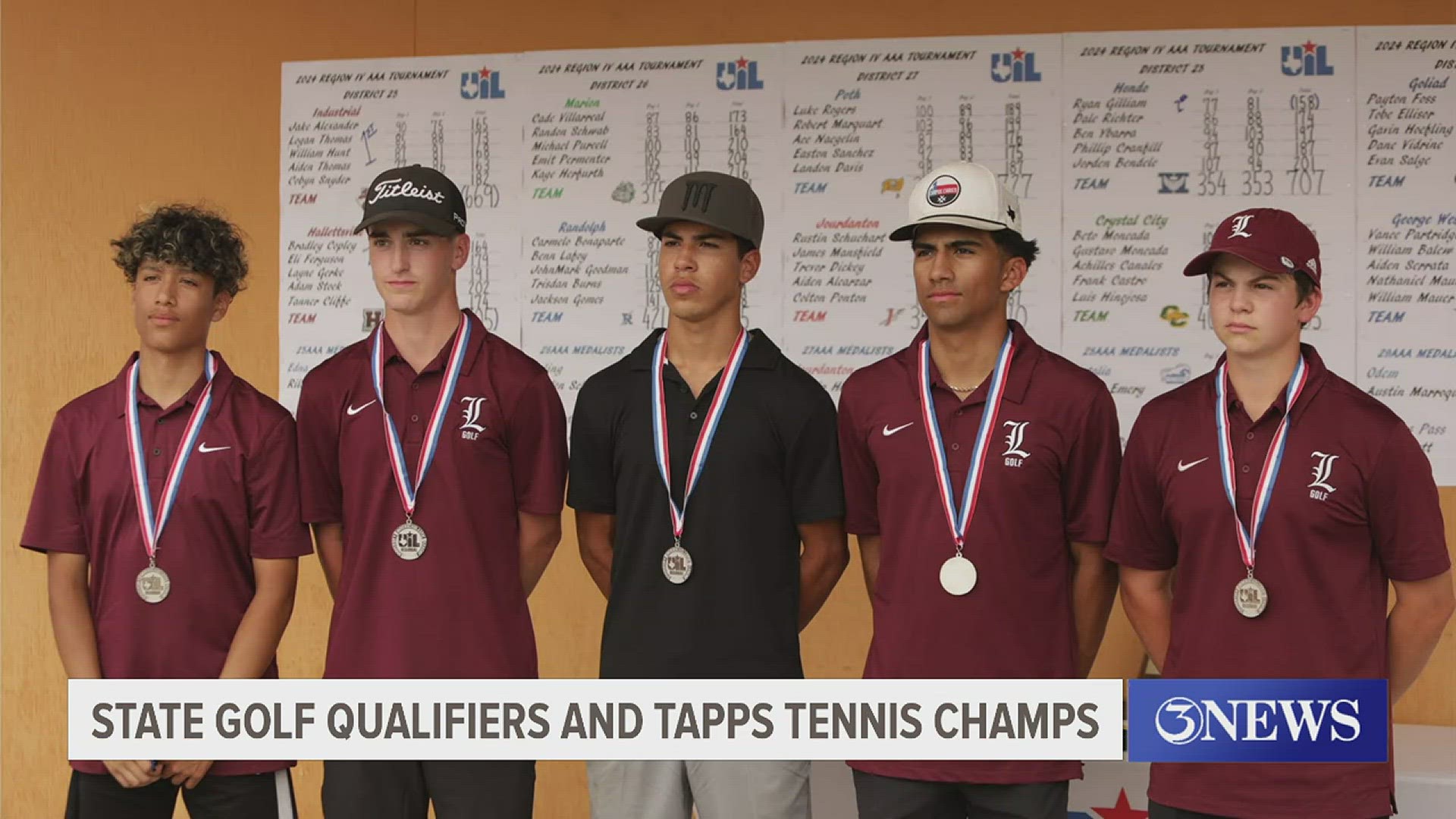 The London boys qualified for the state golf tournament, as did G-P's Broc Talamantez. The IWA Angels' boys also brought home a TAPPS state title.