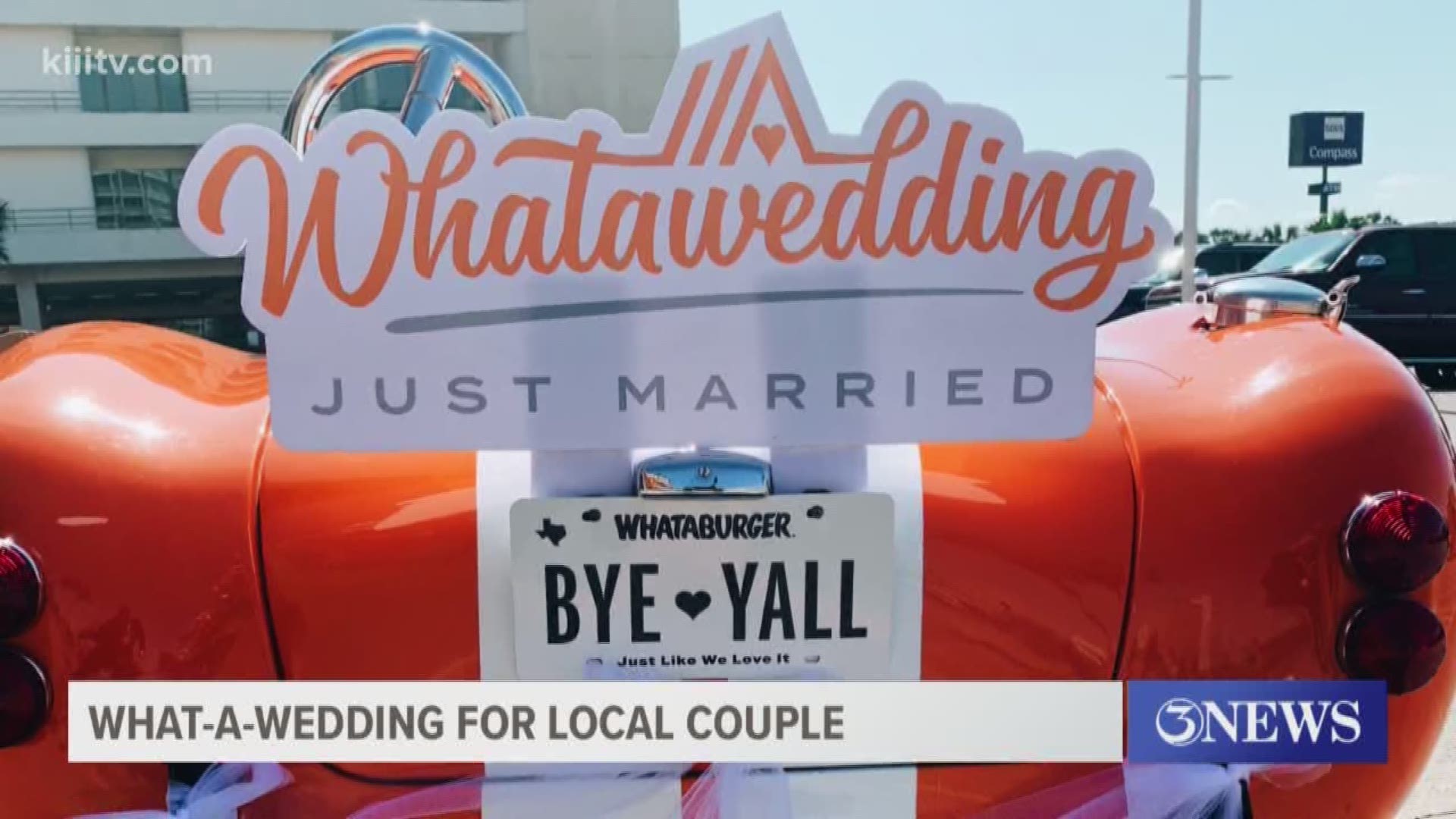 It was all part of the 'Whatawedding Contest', and the winners received their special wedding as part of all-expense-paid package provided by Whataburger.