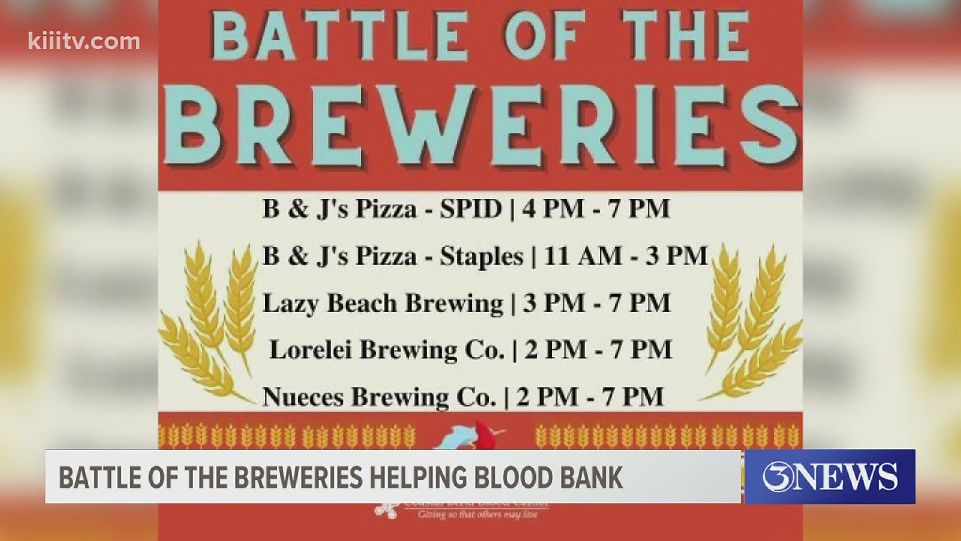 The Battle of the Breweries is happening Saturday in Corpus Christi.