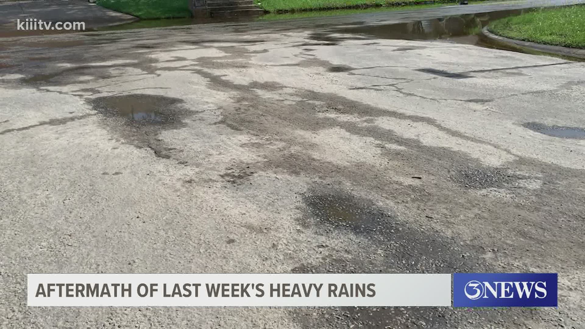 The heavy rain last week resulted in flooding across several areas in the Coastal Bend. Two of those hard hit areas include Rockport and Papalote.