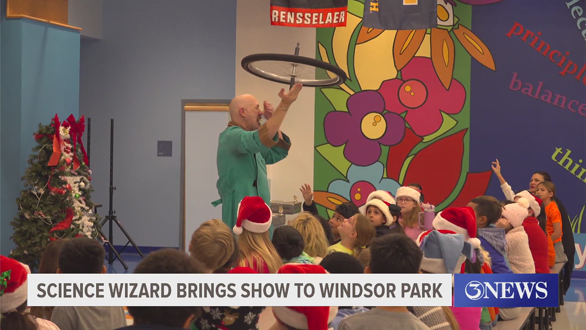 Students at Windsor Park Elementary got a special scientific treat Friday.