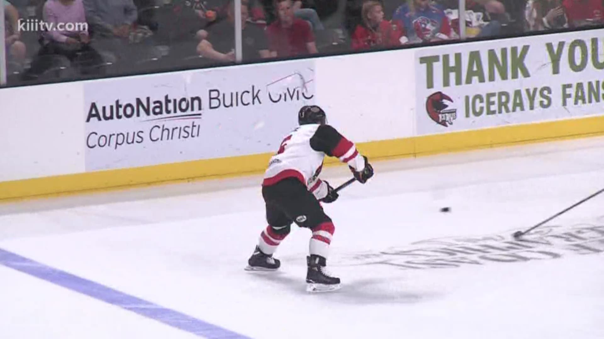 The IceRays overcame two separate deficits to force OT, but Amarillo got their first win of the series with the 4-3 victory Thursday. Corpus Christi now holds a 2-1 series lead.