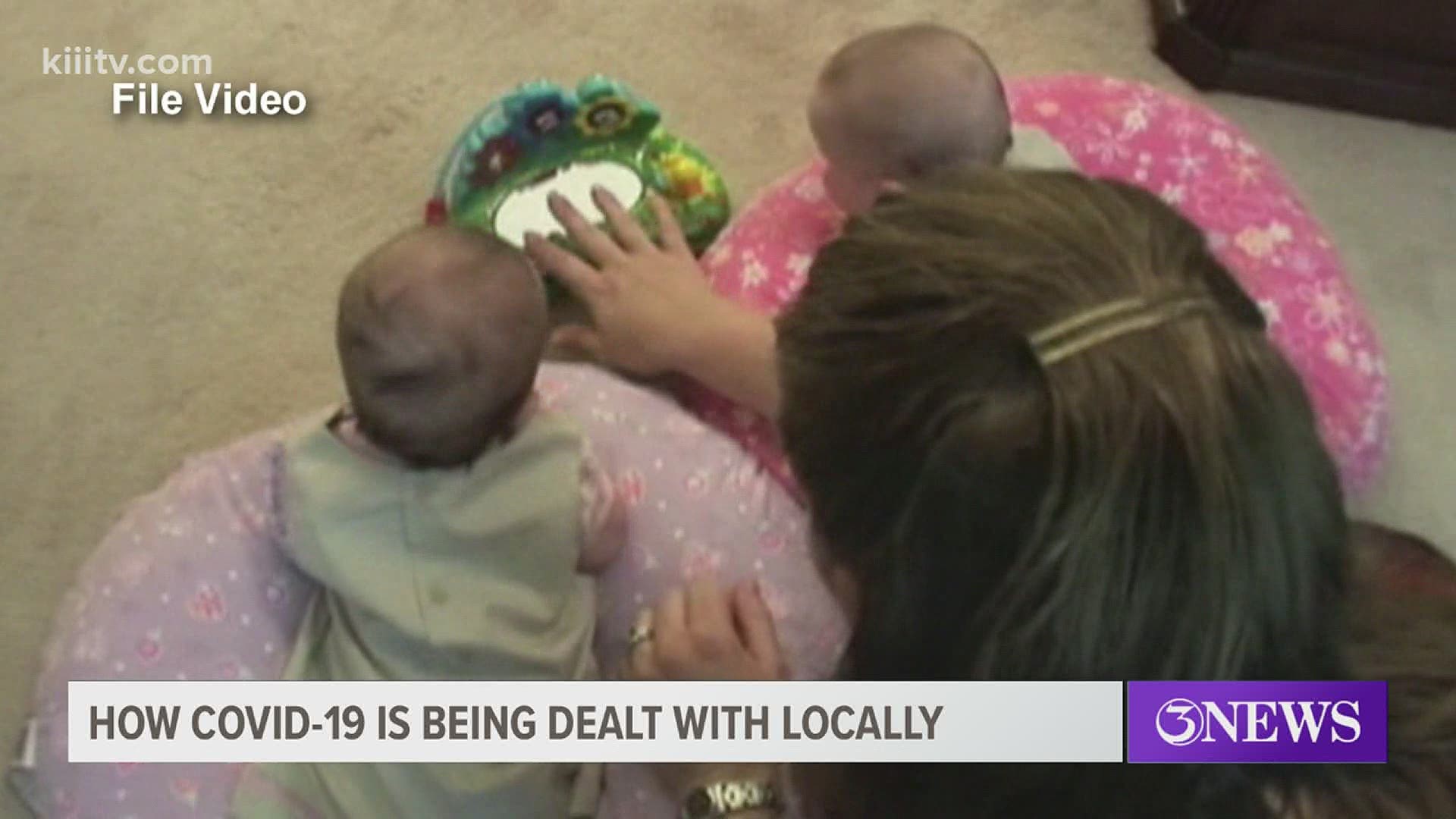 The Health Department says the number of babies that are COVID positive is close to 167.