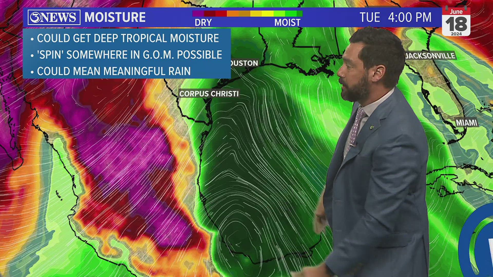 Isolated showers & storms in play this week; keeping close watch on the  tropics...