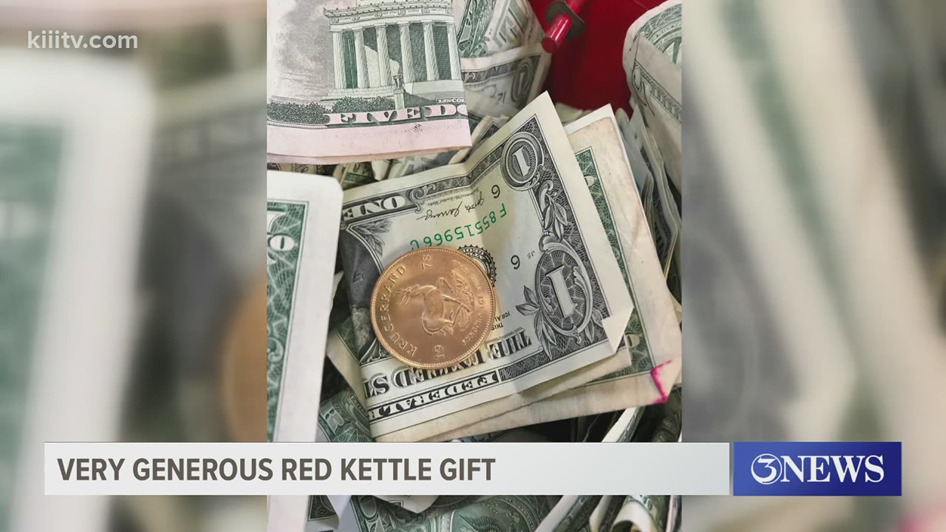 Coastal Bend Salvation Army receives thousand dollar gold coin as donation