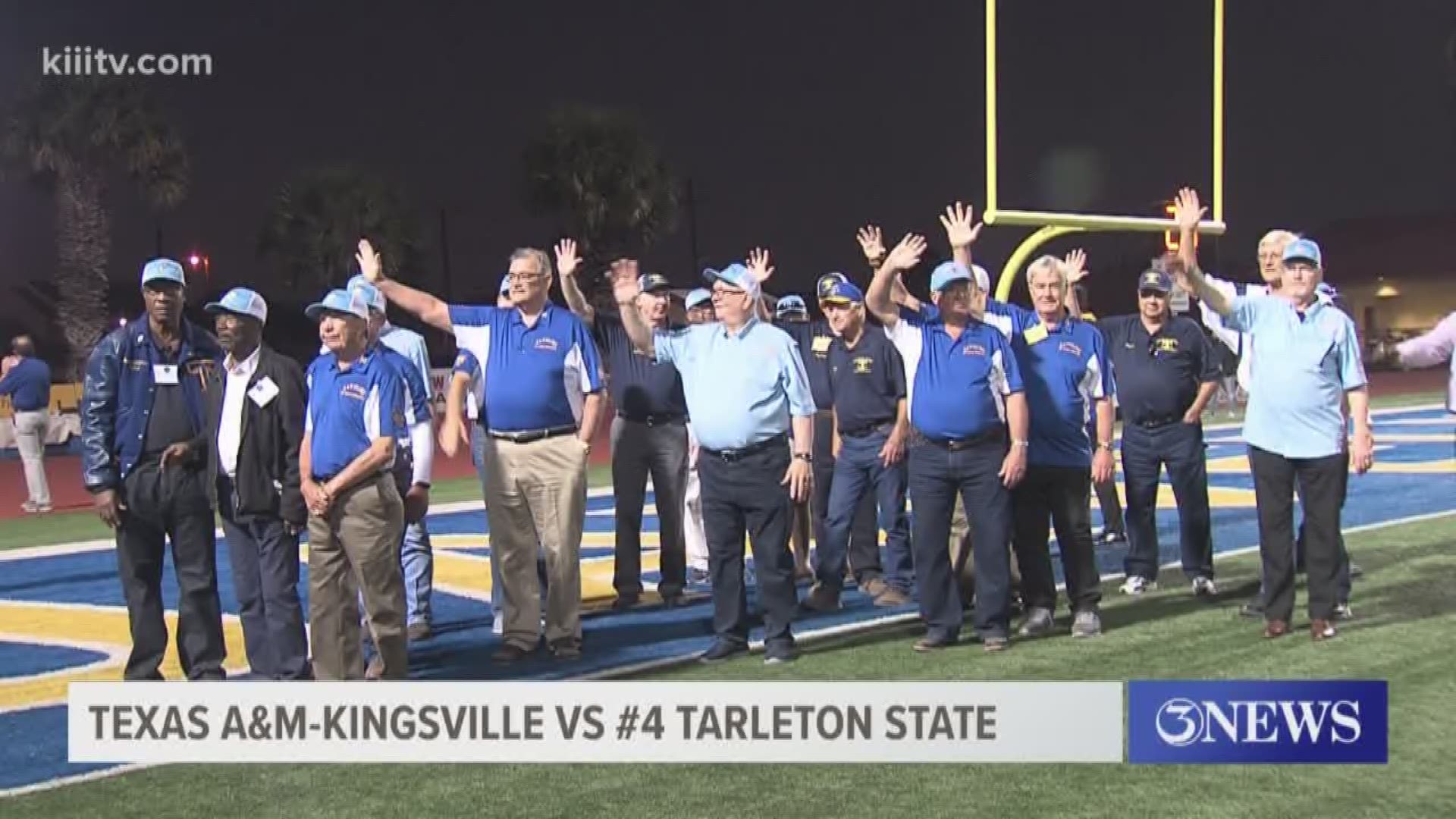 Texas A&M-Kingsville lost it's 6th consecutive game Saturday night to No. 4 Tarleton State 45-33.