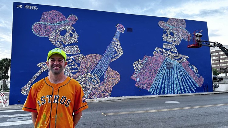 Creative minds from across the country making large-scale art in Corpus Christi for Mural Fest