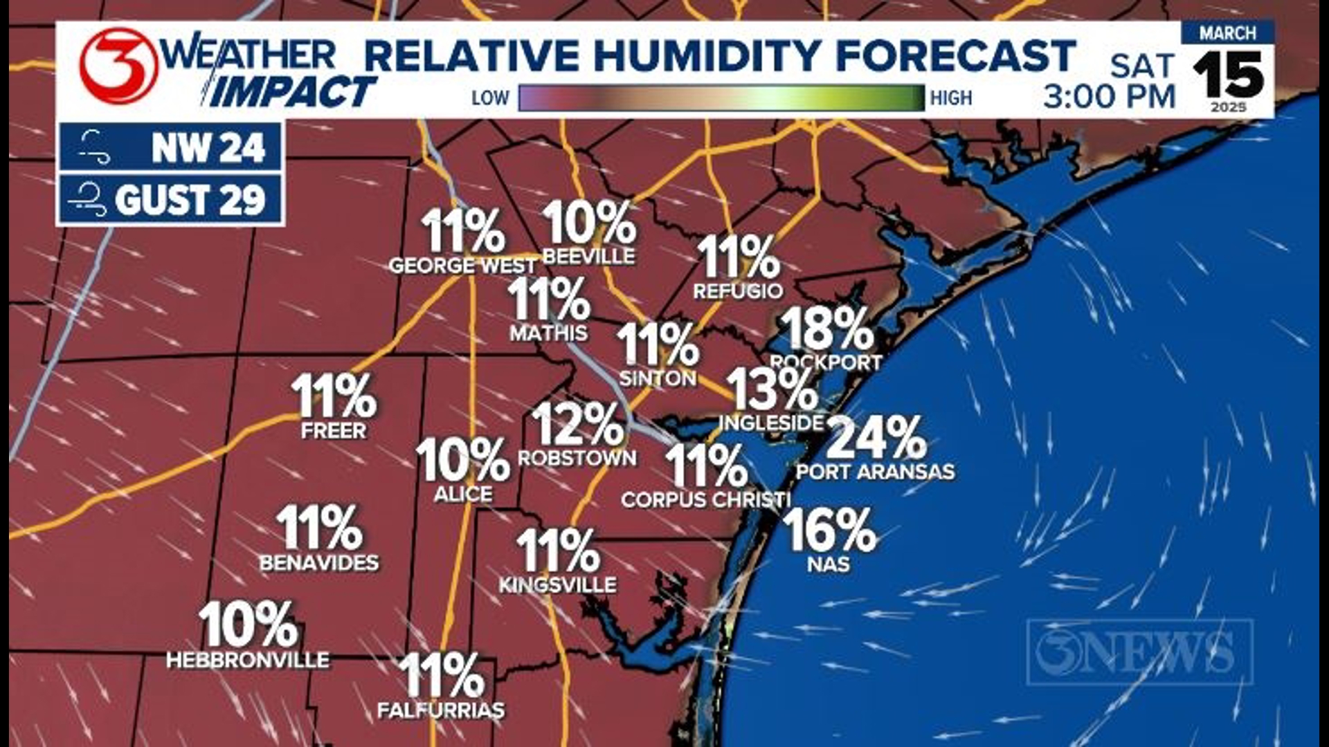 South Texas faces extreme fire risk this weekend | kiiitv.com