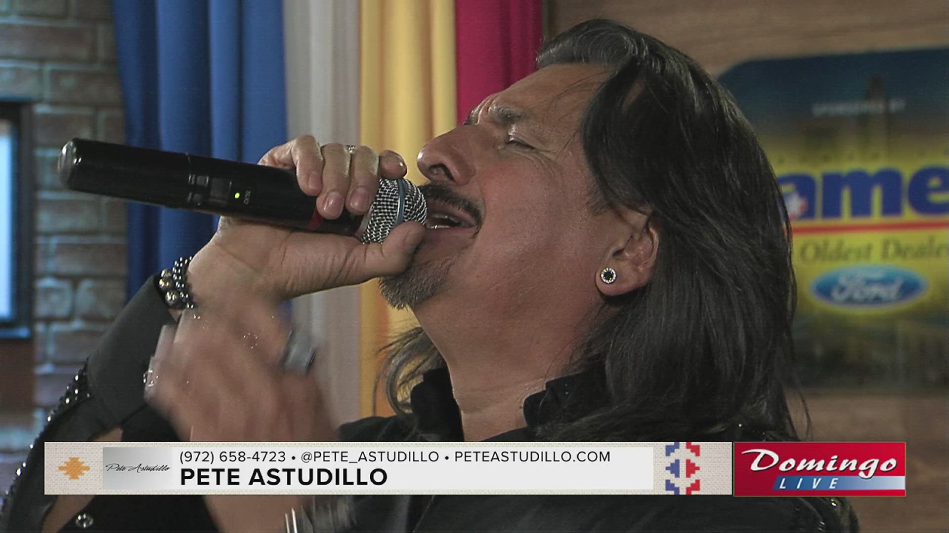 Pete Astudillo joined us on Domingo Live to perform his upcoming single "Esta Es Pa' Mi Raza."
