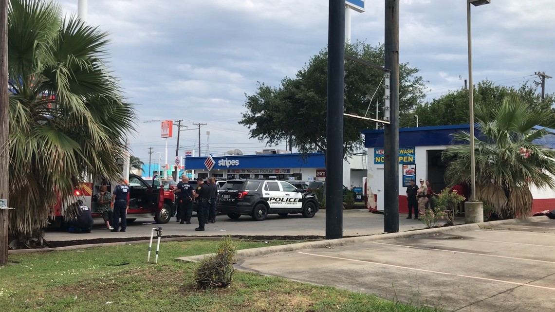 Corpus Christi Police Department Drunk man gets trapped in car wash