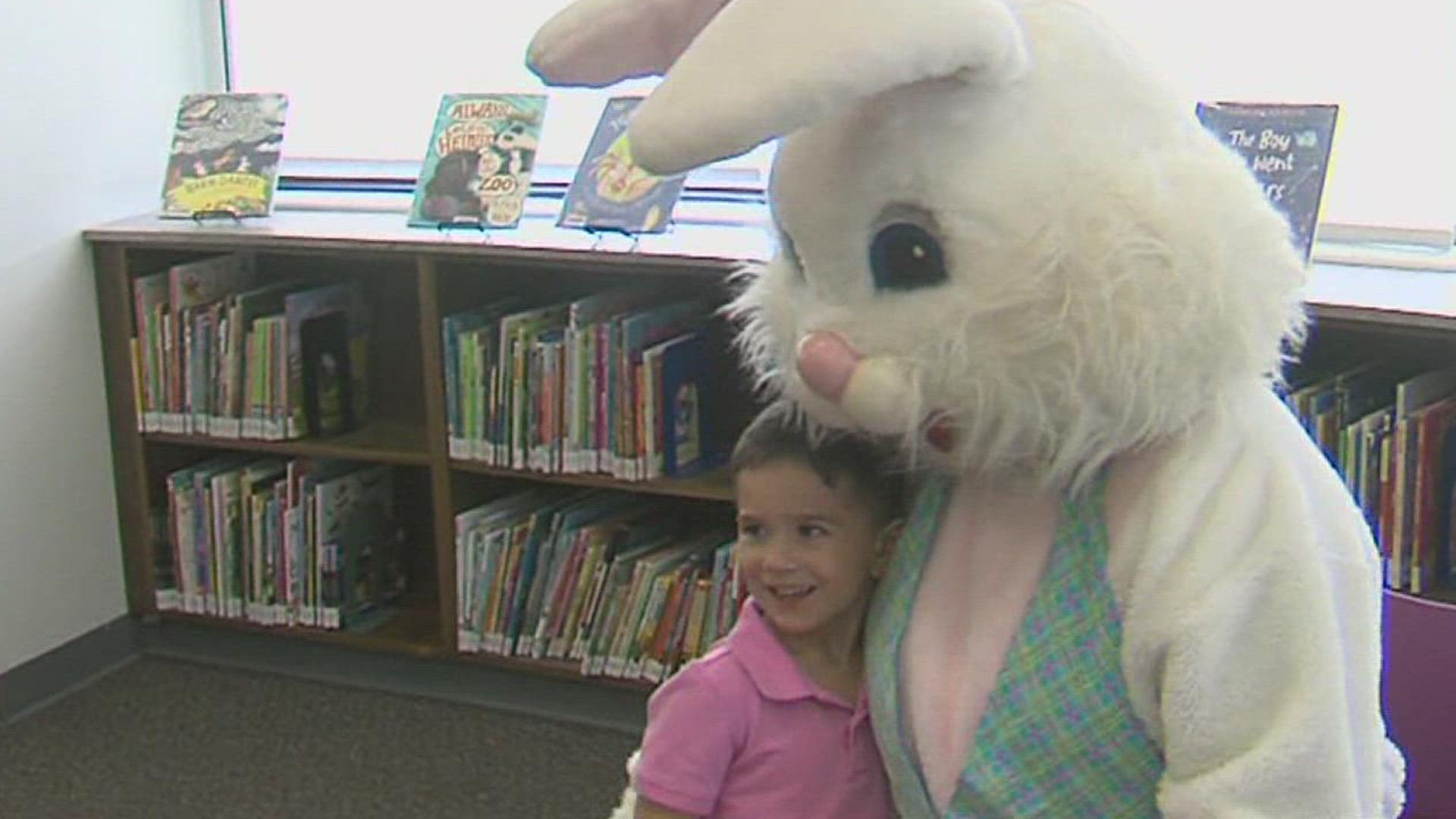 Student donates Easter baskets to teens less fortunate.
