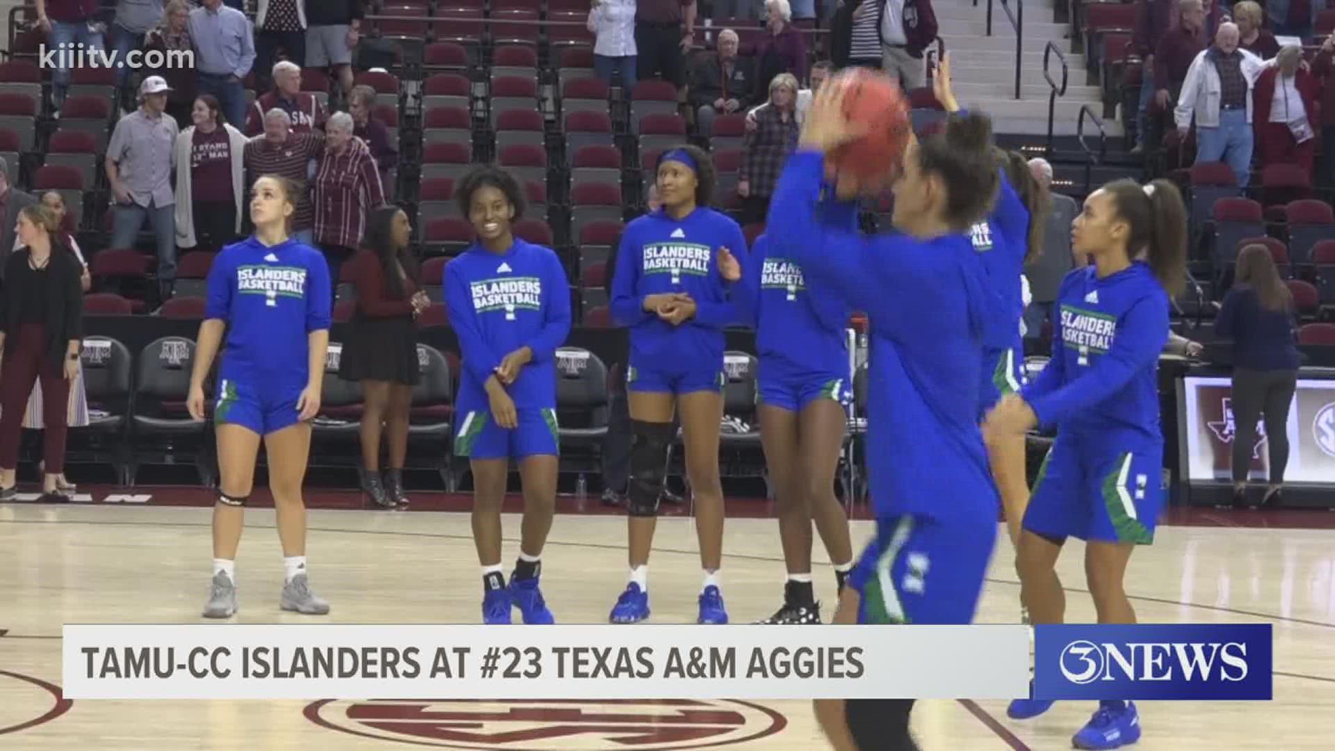 The Aggies knocked off the Islanders 87-54 in the season opener up in College Station. Highlights courtesy KAGS-TV.
