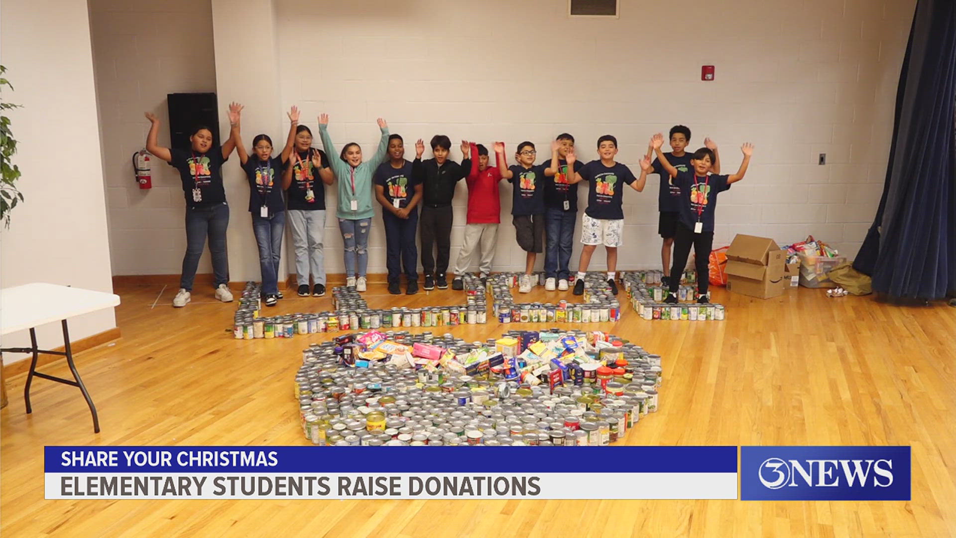 West Oso Elementary School is one of 36 local schools taking part in the annual giving project with the Coastal Bend Food Bank.