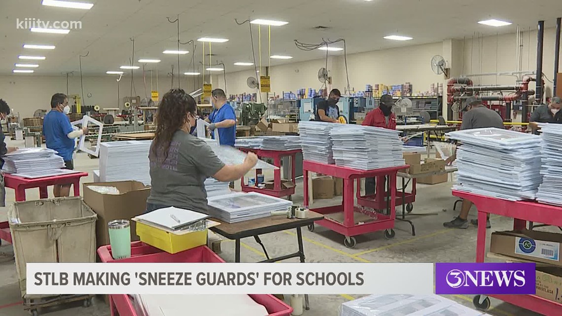 South Texas Lighthouse for the Blind making 'Sneeze Guards' for CCISD