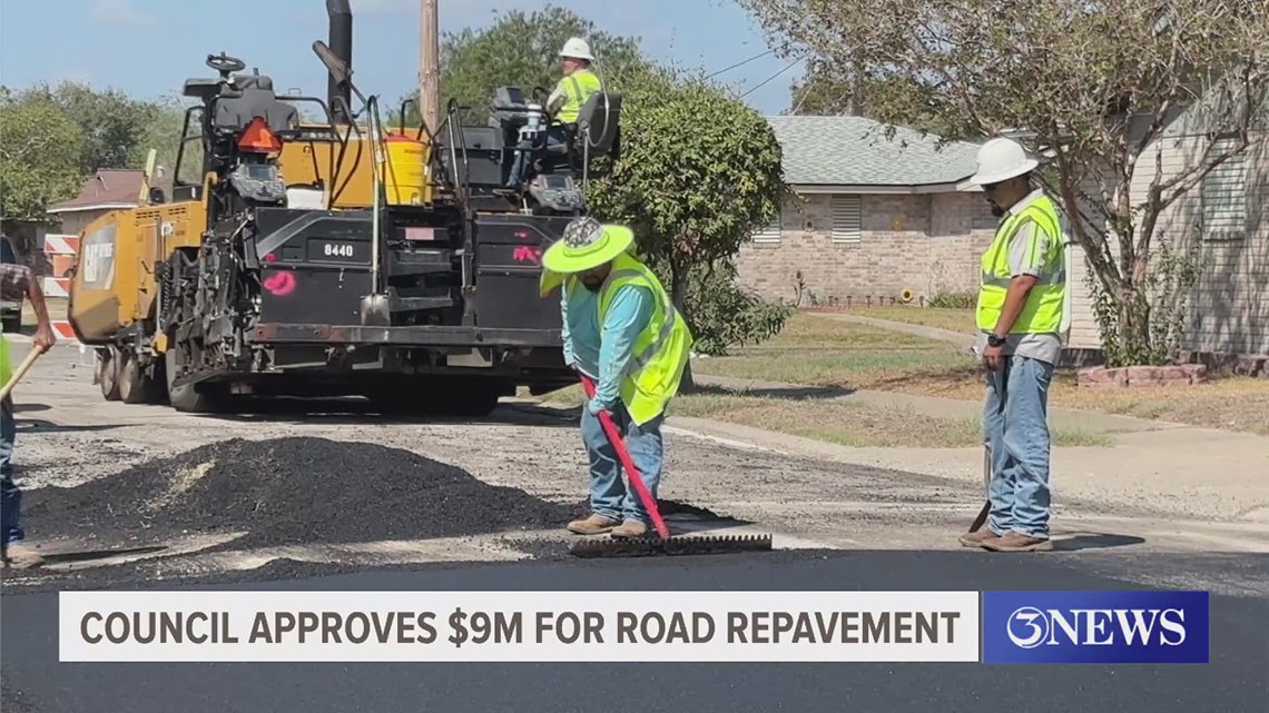 Corpus Christi City Council approves $9M for road pavement | kiiitv.com