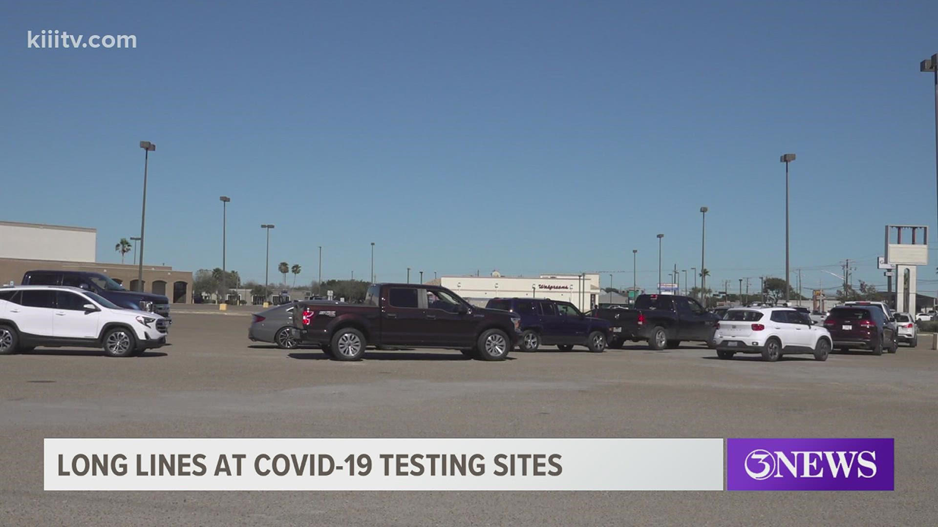 3News' Julissa Garza breaks down why lines have been growing increasingly long at local testing sites.