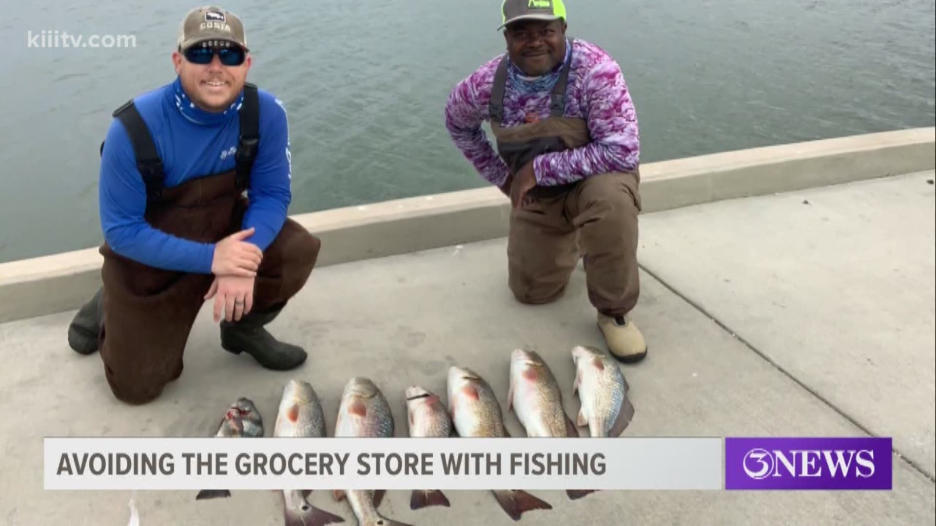 Coastal Bend anglers skipping the grocery store lines by fishing