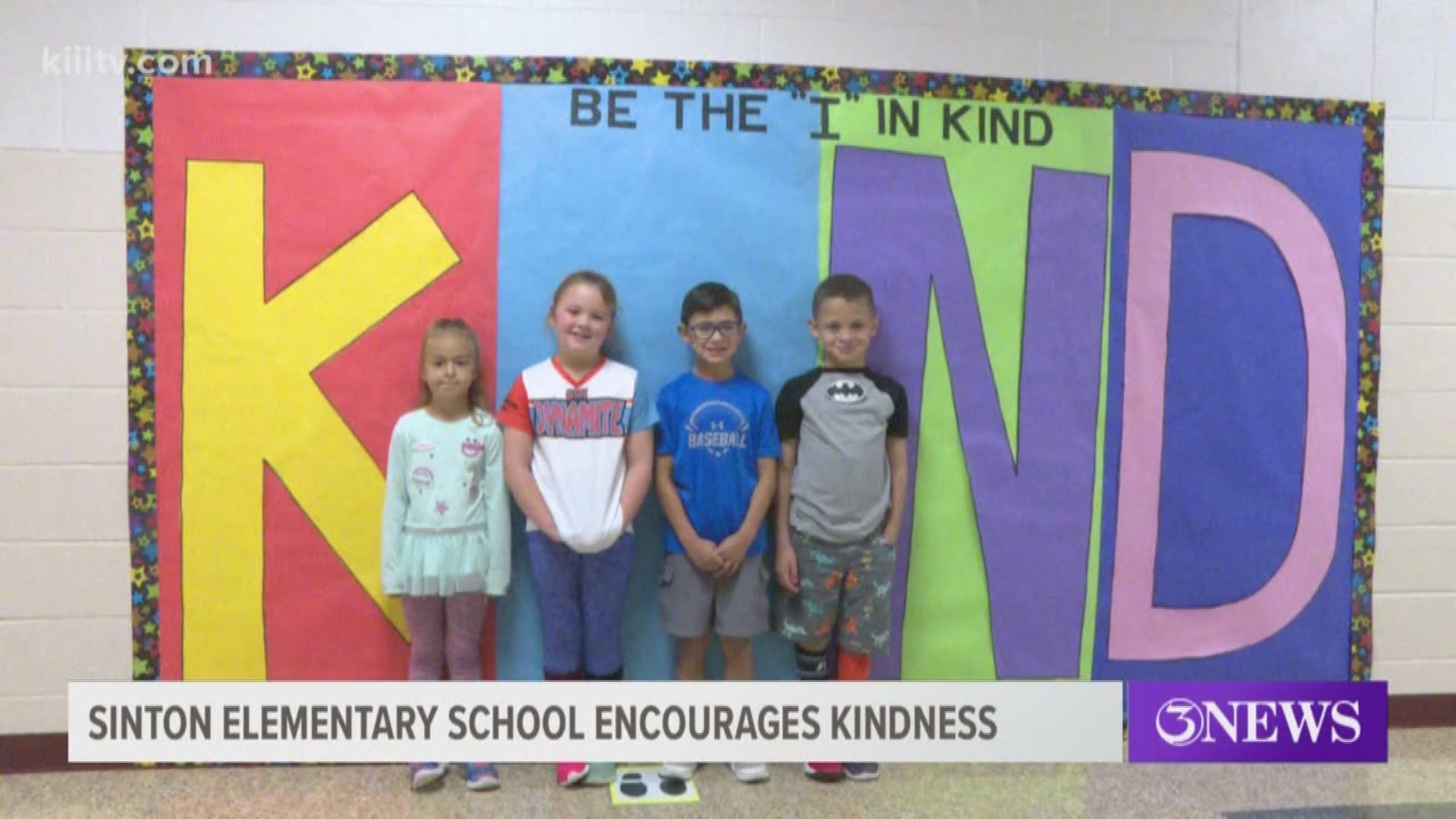 All you need is a little bit of kindness. That's the message being spread by teachers and staff at Welder Elementary School in Sinton, Texas.