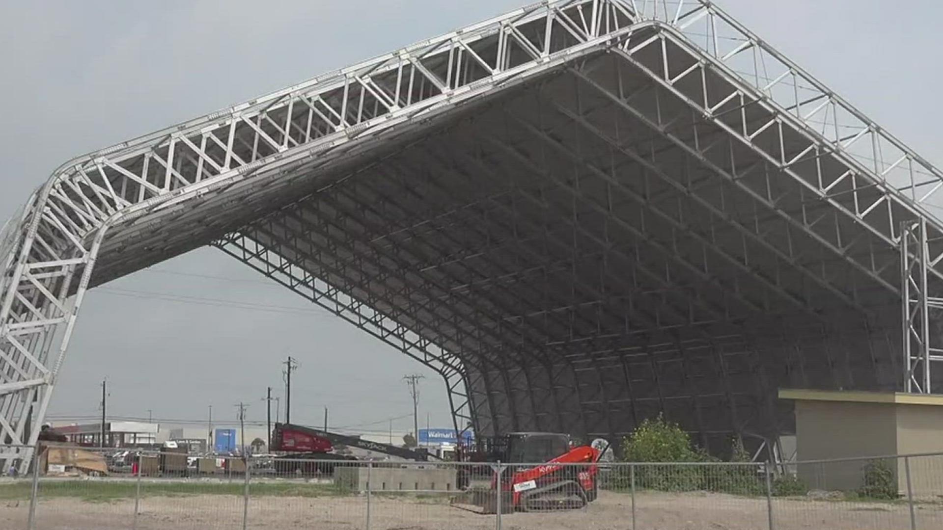 The six-million-dollar new worship center will not only seat 2,200 people, but it will also be a one-of-a-kind structure that will be able to resist hurricanes.