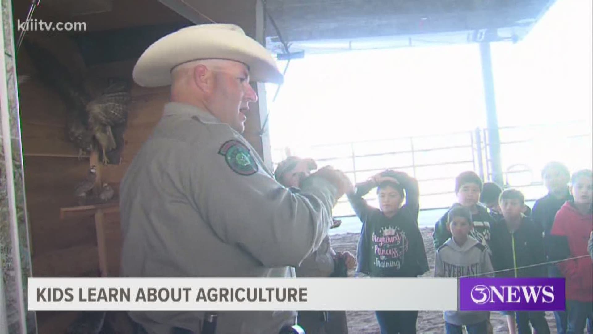 Kids in San Patricio County had the opportunity Tuesday to see how and where a lot of goods come from.