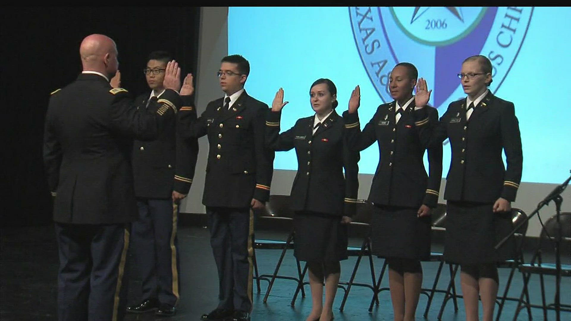 Three nursing students from Texas A&M University-Corpus Christi graduated Friday and were commissioned into the U.S. Army as Second Lieutenants.