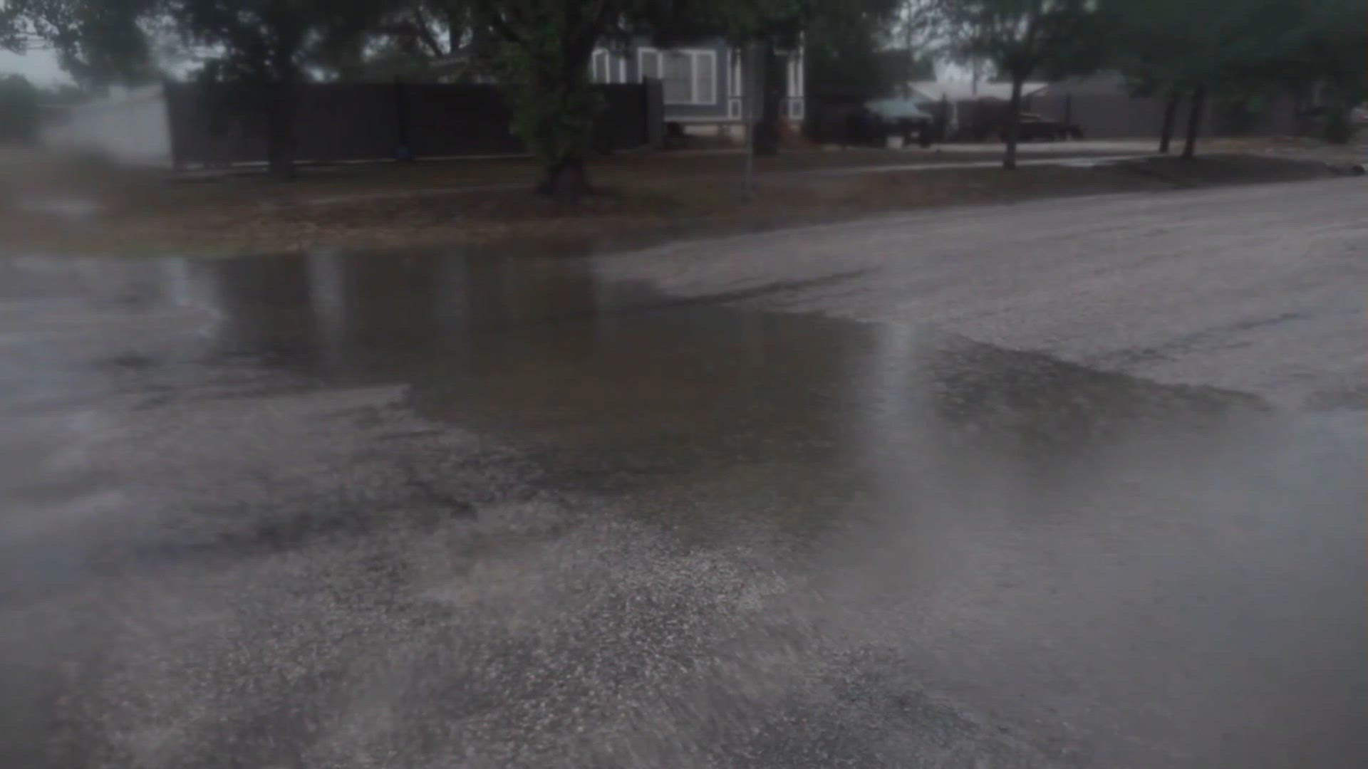 Three Rivers Tx Weather Map Heavy rain brings isolated flooding to three rivers | kiiitv.com