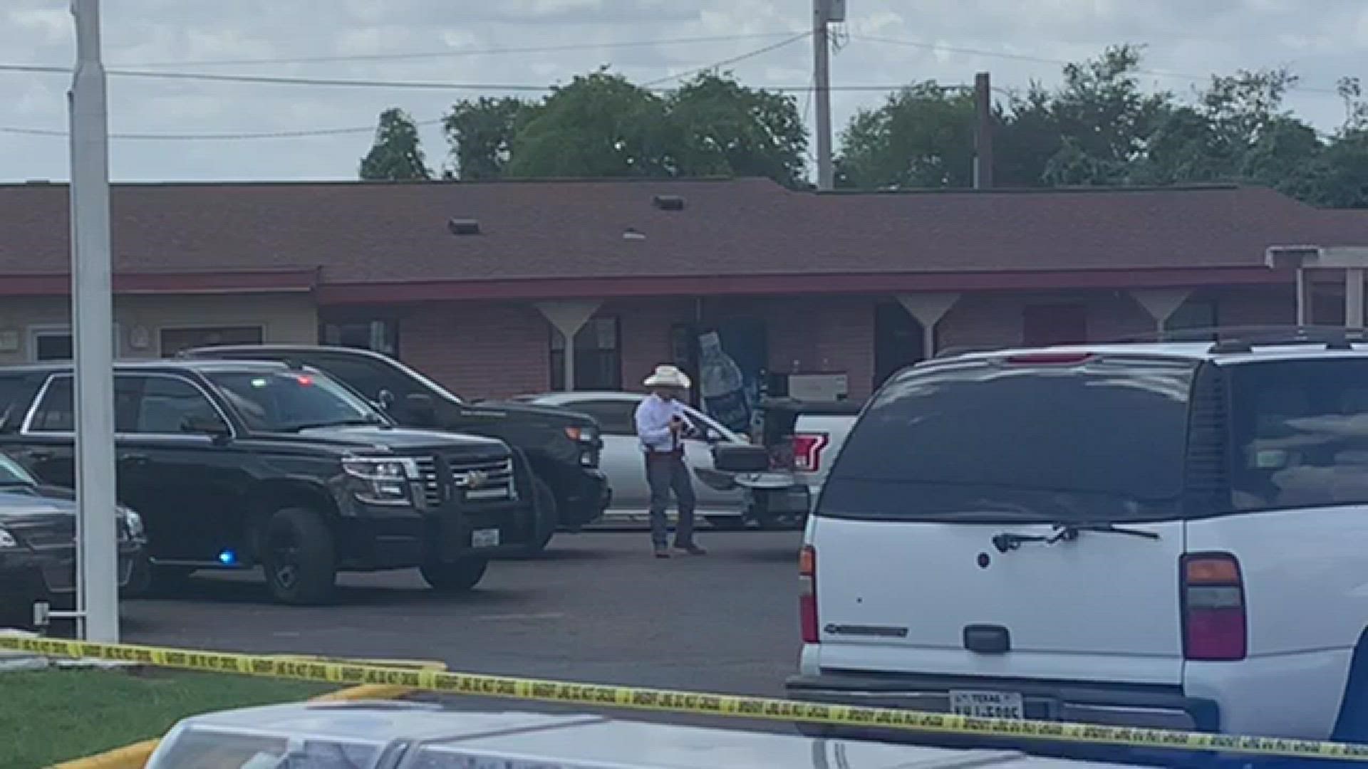 An officer shot and killed the man after the man pulled out a knife during an encounter with the officer, the Beeville police chief said.