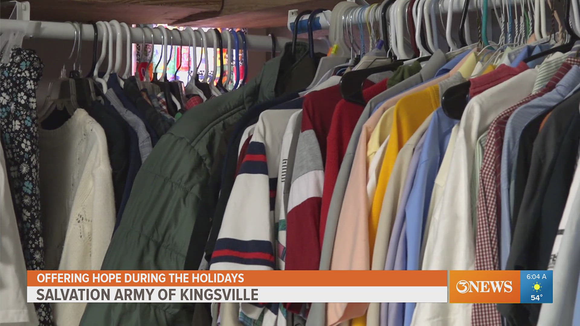 The Salvation Army of Kingsville has made significant progress over the last two years. This winter, their clothing closet is offering much needed hope.