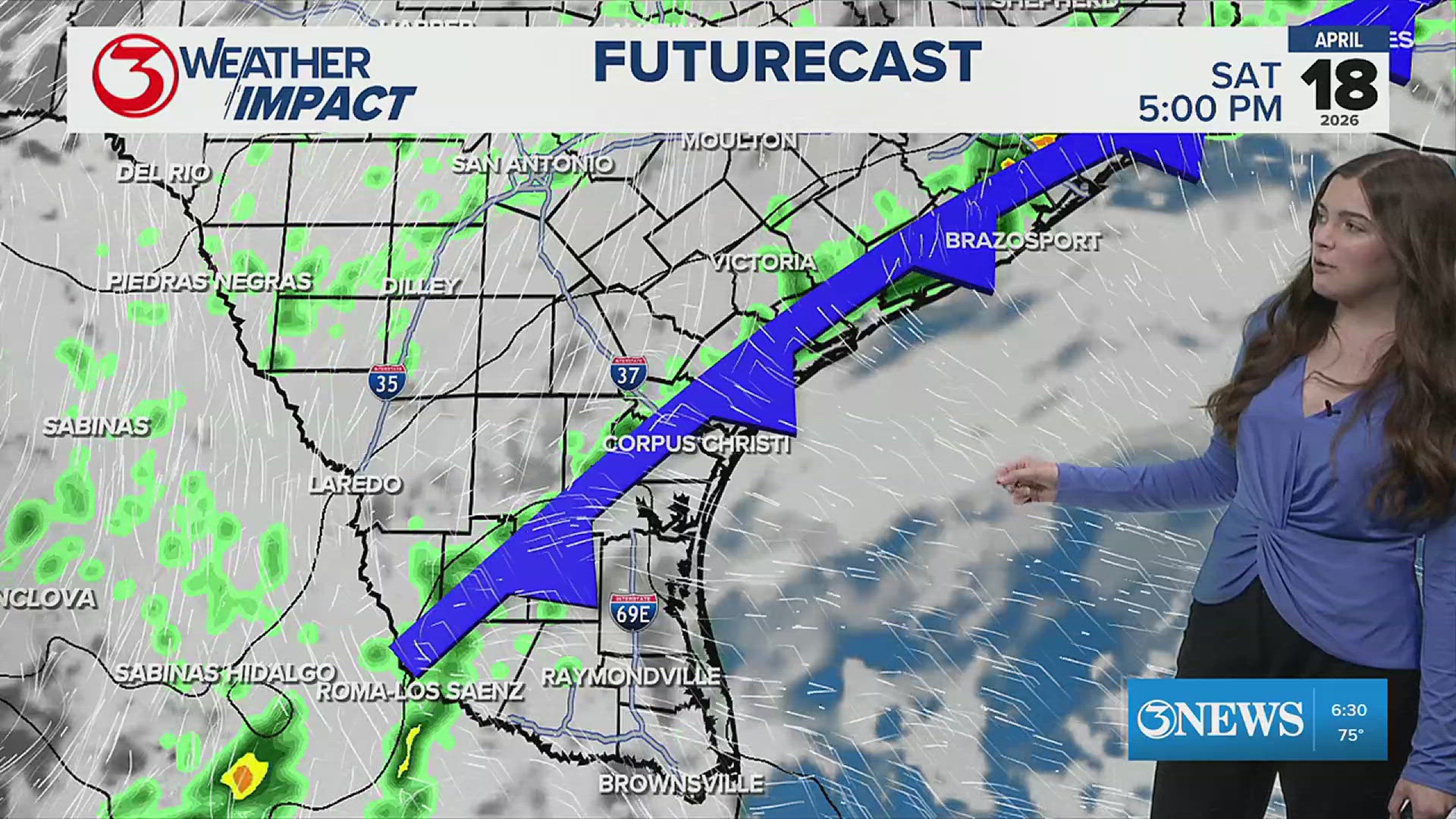 Showers move in this afternoon as a cold front arrives | kiiitv.com