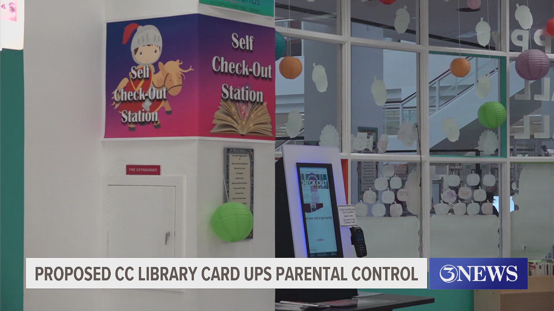 Under this new library card, parents or legal guardians will be required to be present whenever their child checks out books.