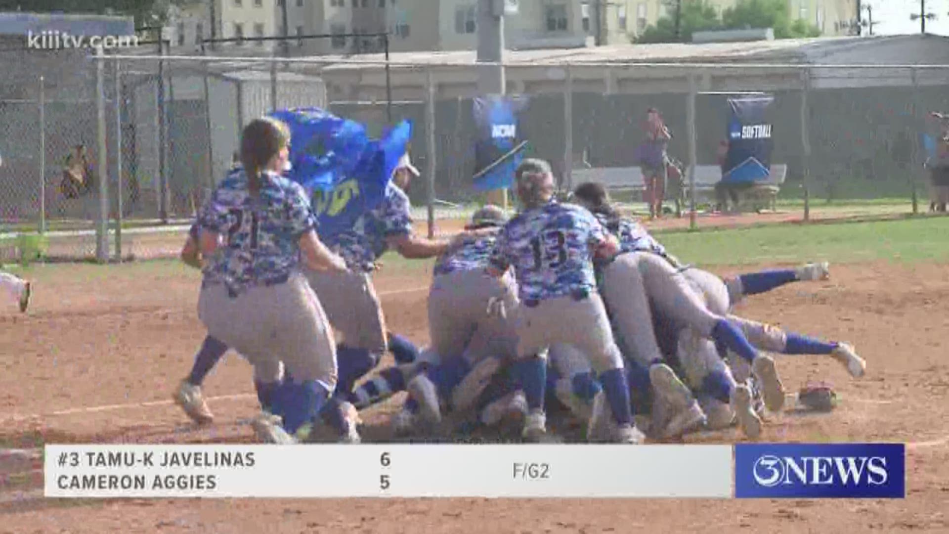 Texas A&M-Kingsville softball sweeps it's Super Regional matchup with Cameron winning game two of the series 6-5, punching the Javelinas ticket to the Women's College World Series.