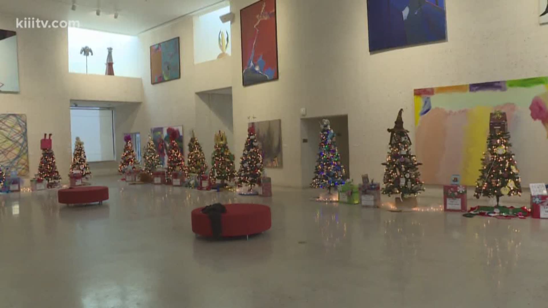 The ninth annual Christmas Tree Forest is now open at the Art Museum of South Texas.