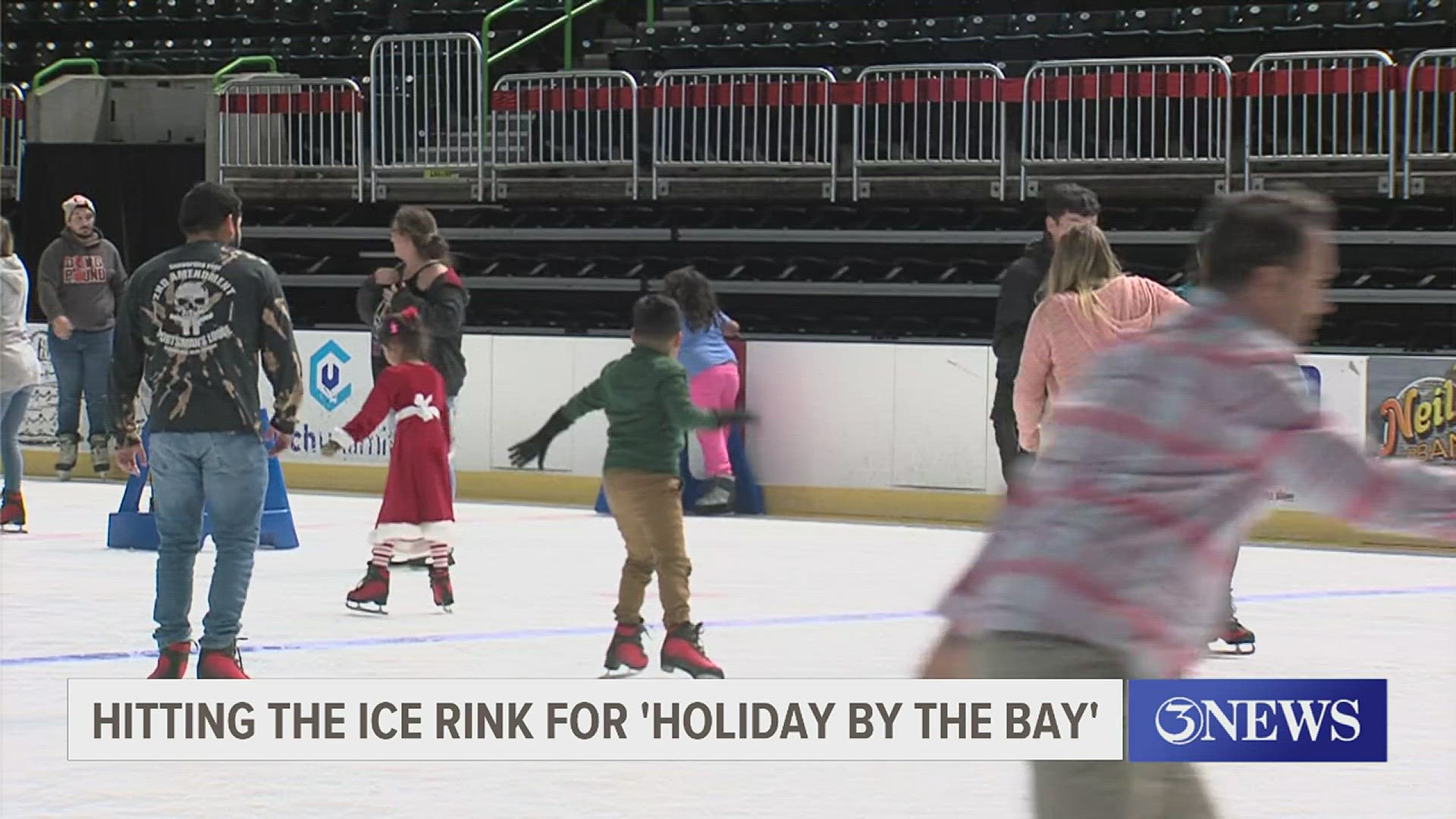 The event put on by the city as a way to bring the winter holiday experience to south Texas.