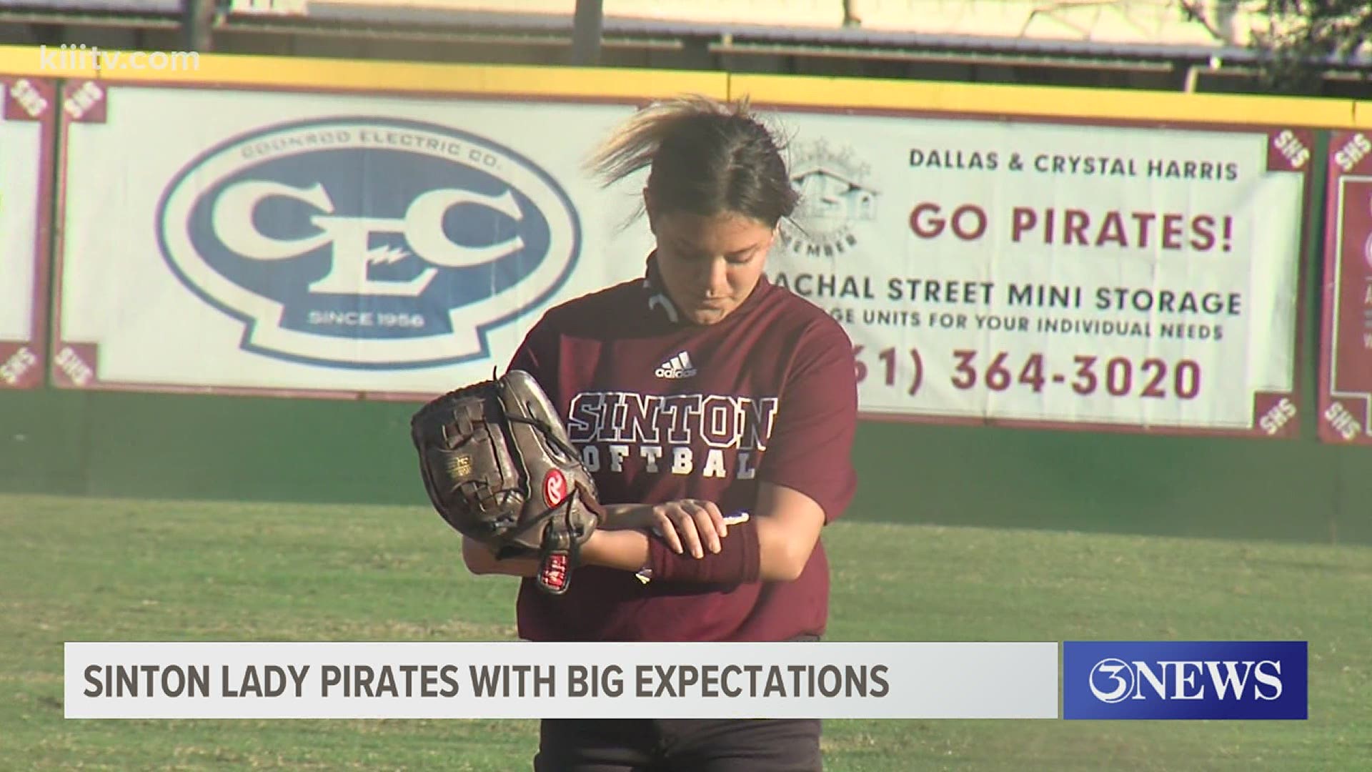 The Lady Pirates have about two-thirds of their lineup returning, but feature a new infield as Coach Audra Troutman says Sinton should compete for a district title.