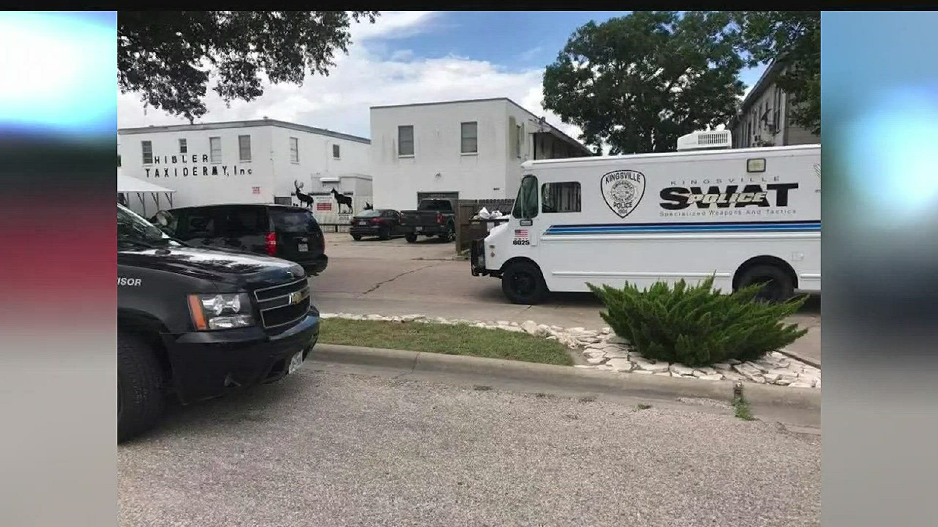 A man was taken into custody Monday after hours at a standoff with Kingsville police, the Kleberg County Sheriff's Department and even Texas Rangers.