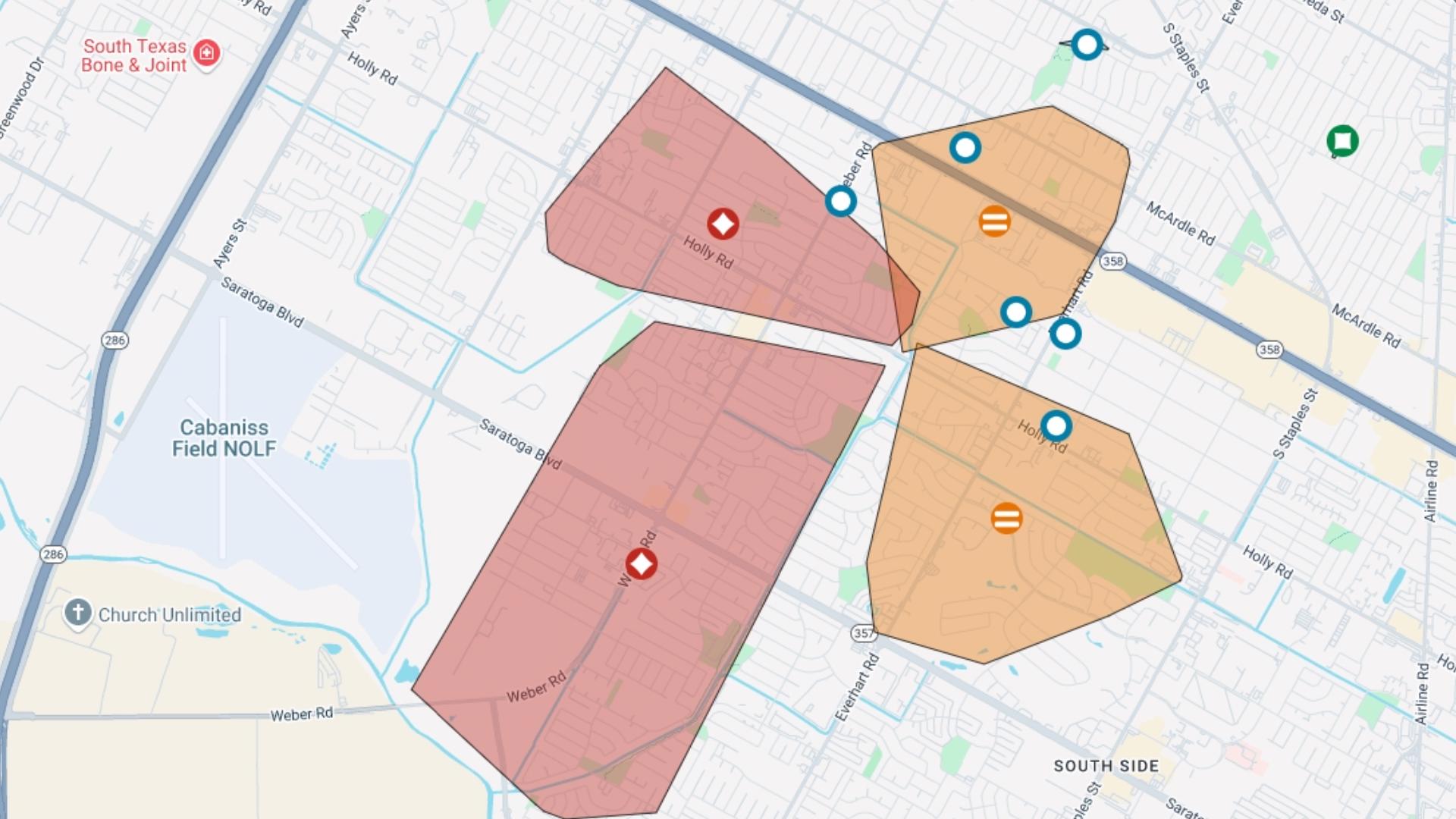 AEP has around 3k outages at one point today, but expects to have power completely restored by 6 p.m.