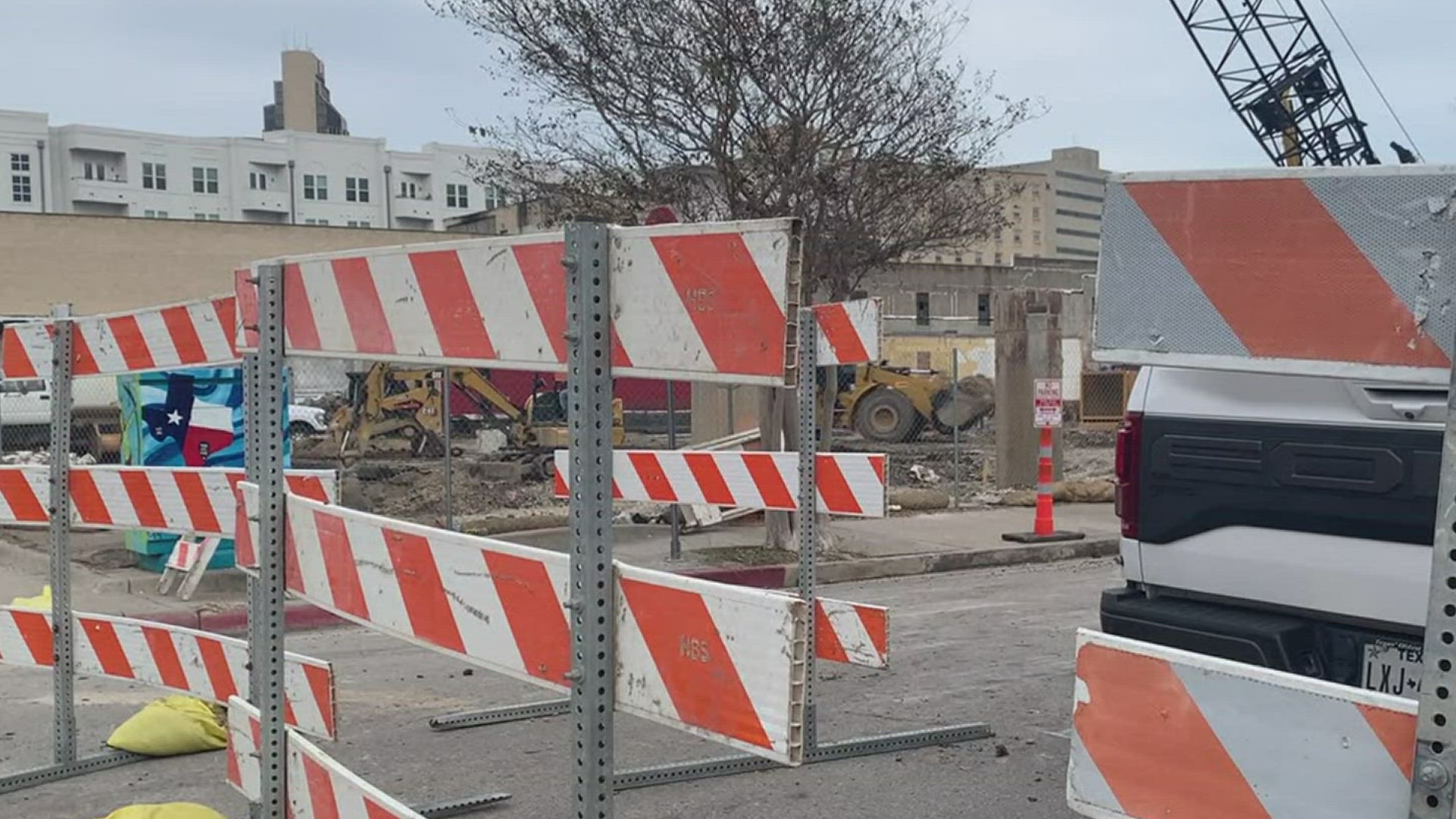 The small stretch of Lomax Street between Mesquite and Chaparral has been reopened early after city officials estimated a two-week closure.