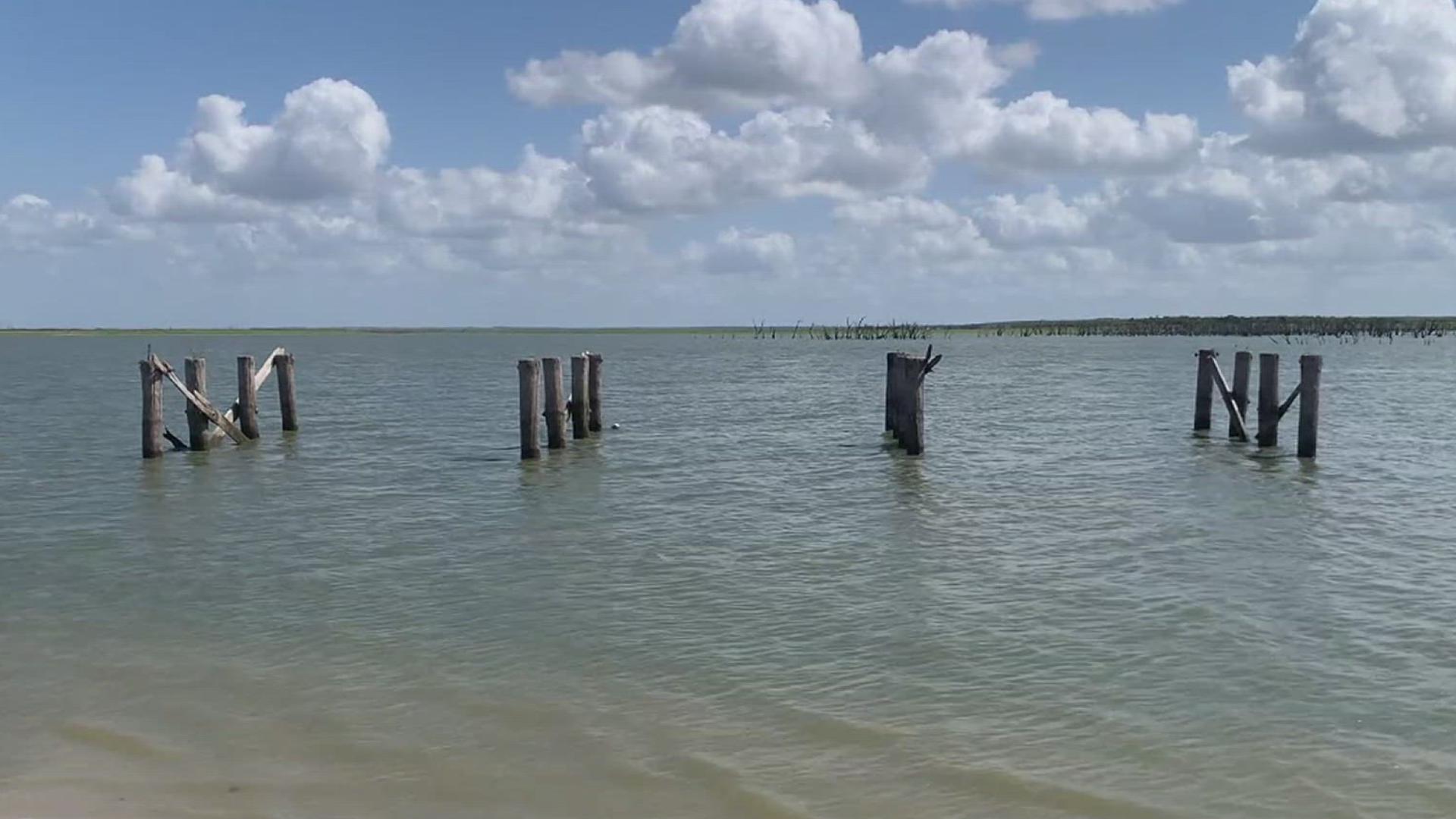 Sunken history resurfaces as lake levels drop