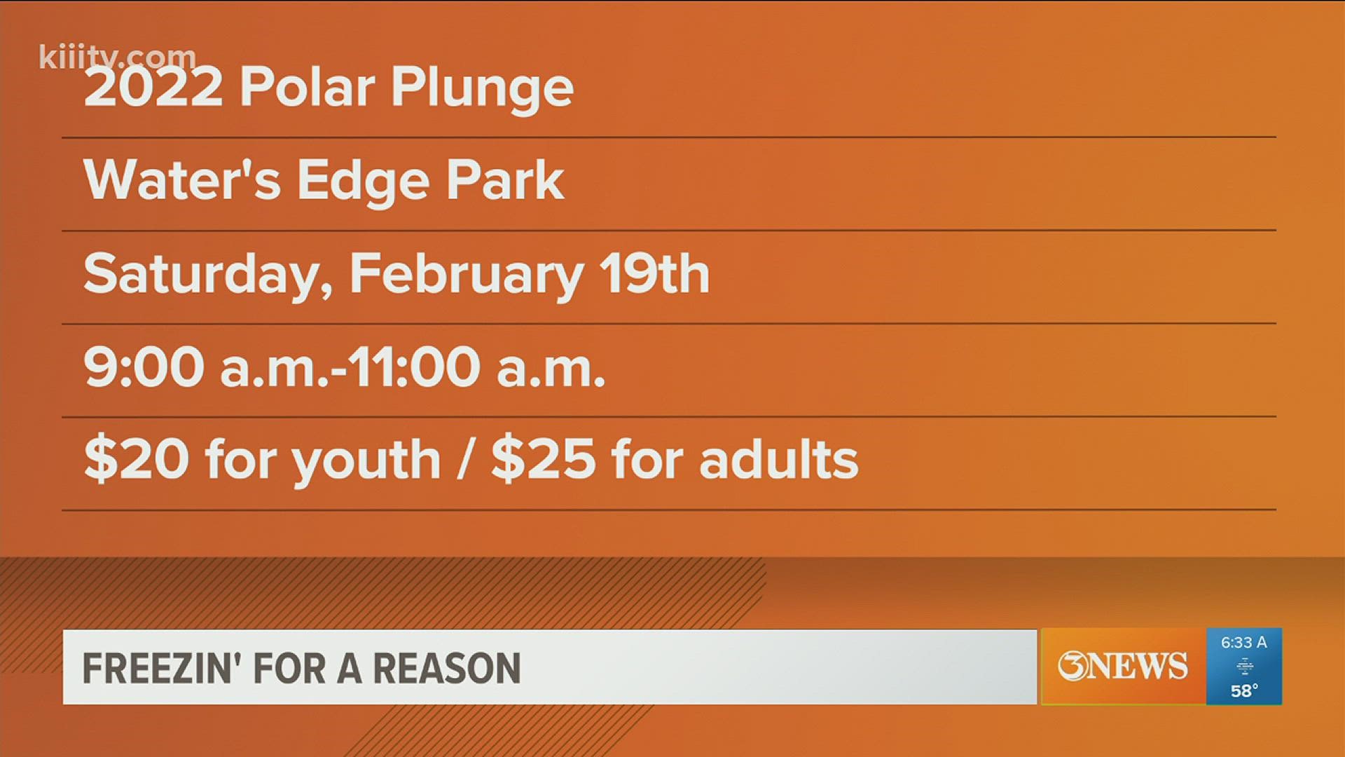 This years Polar Plunge takes place on February 19. Here’s what you need to know.