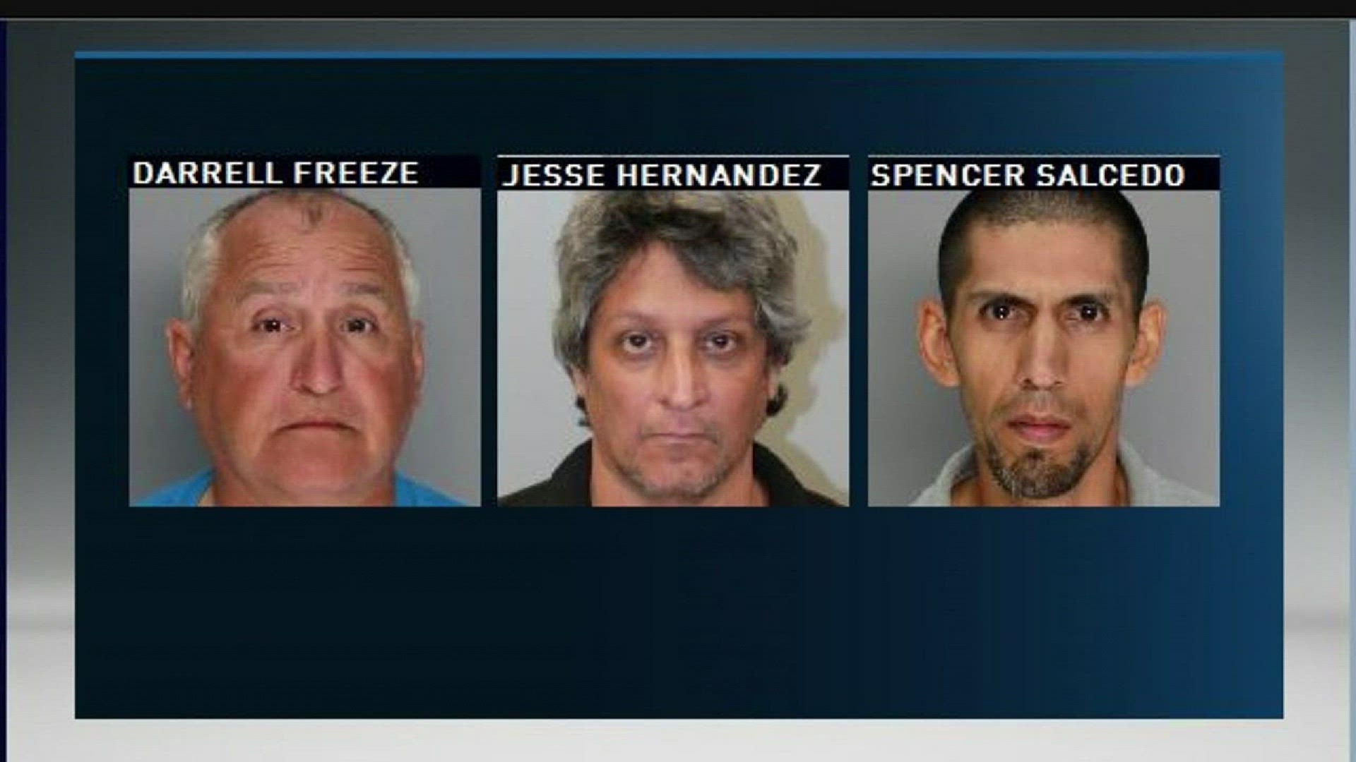 Three men, two from Corpus Christi, have been arrested in separate but similar cases of soliciting a minor for sexual purposes, according to U.S. Attorney Abe Martinez.