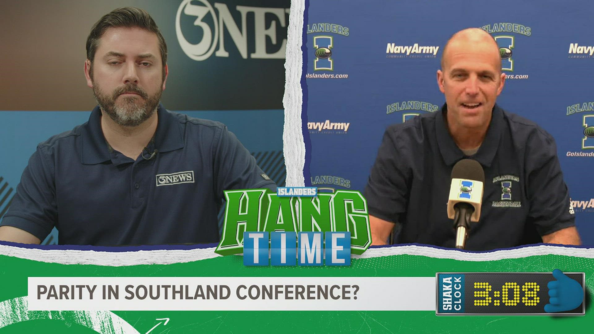 Islanders men's coach Steve Lutz talks about still being in the conference mix despite consecutive losses. Click the link for the full interview: bit.ly/3J9W78Y