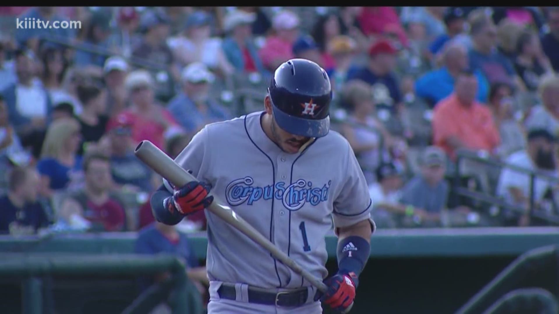 Carlos Correa went 1 for 3 with a homerun in a Hooks 5-3 loss to the RoughRiders. 