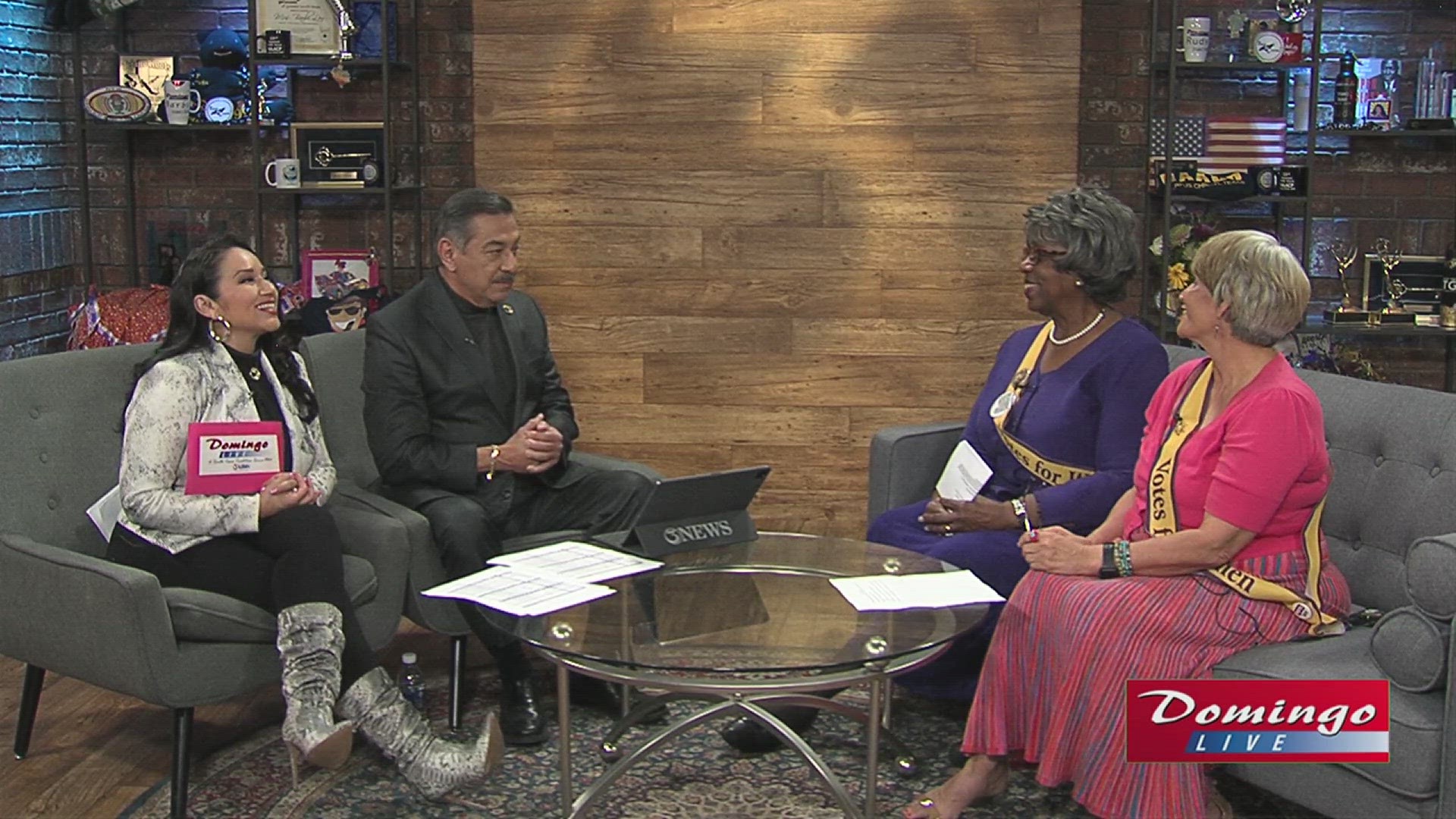 Alice Upshaw Hawkins and Sylvia Campos joined us on Domingo Live to encourage English- and Spanish-speaking citizens alike to register to vote by Feb. 5.