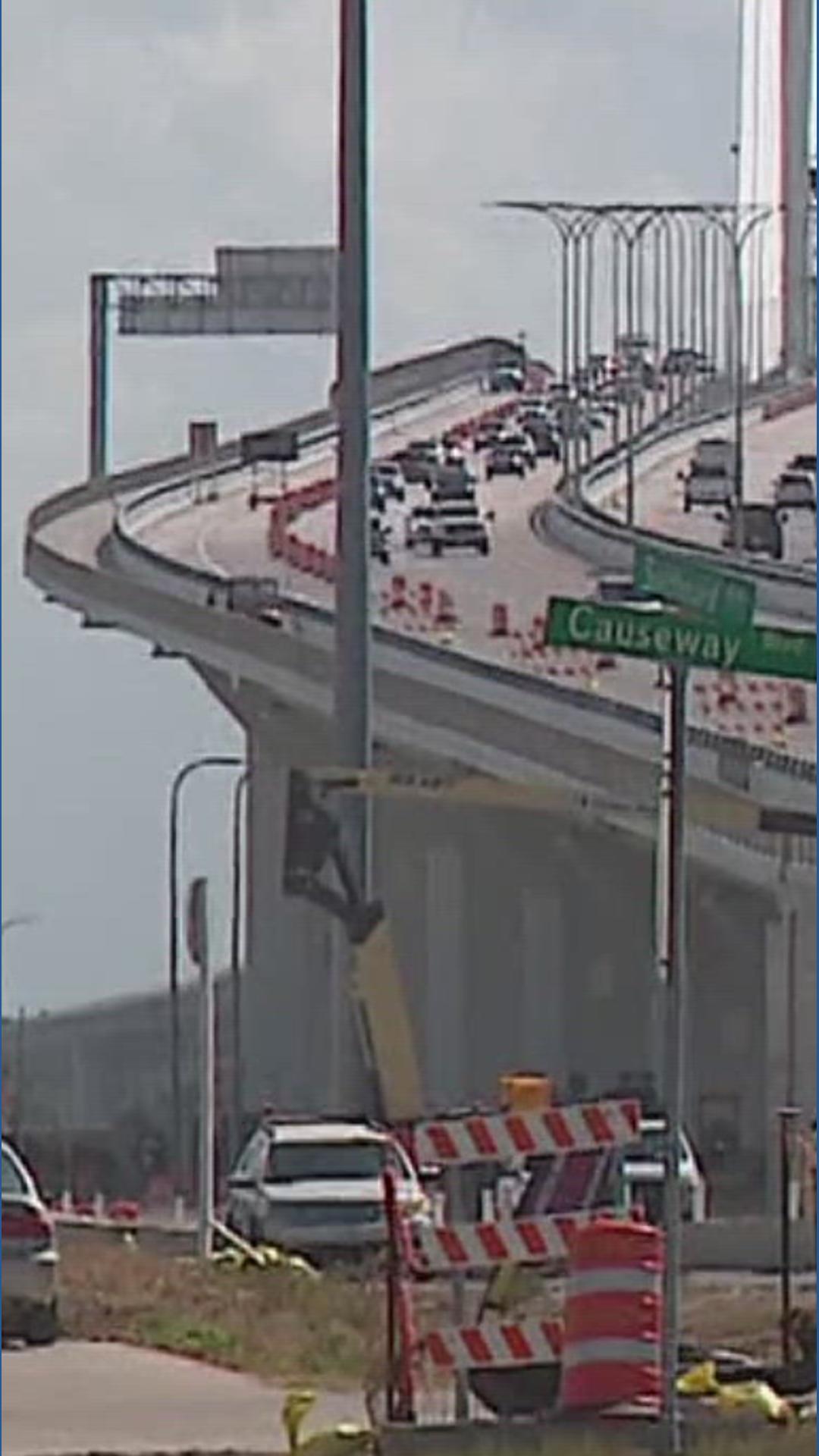 Harbor Bridge crews begin work on North Beach exit ramp | kiiitv.com