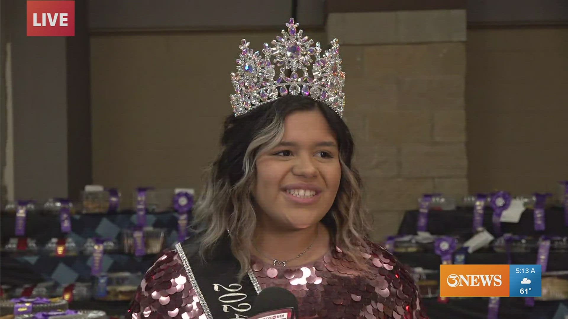 San Patricio and Aransas County Agriculture and Homemaking Show Queen Jocelynn Gonzales joined 3News on First Edition to discuss what she's up to