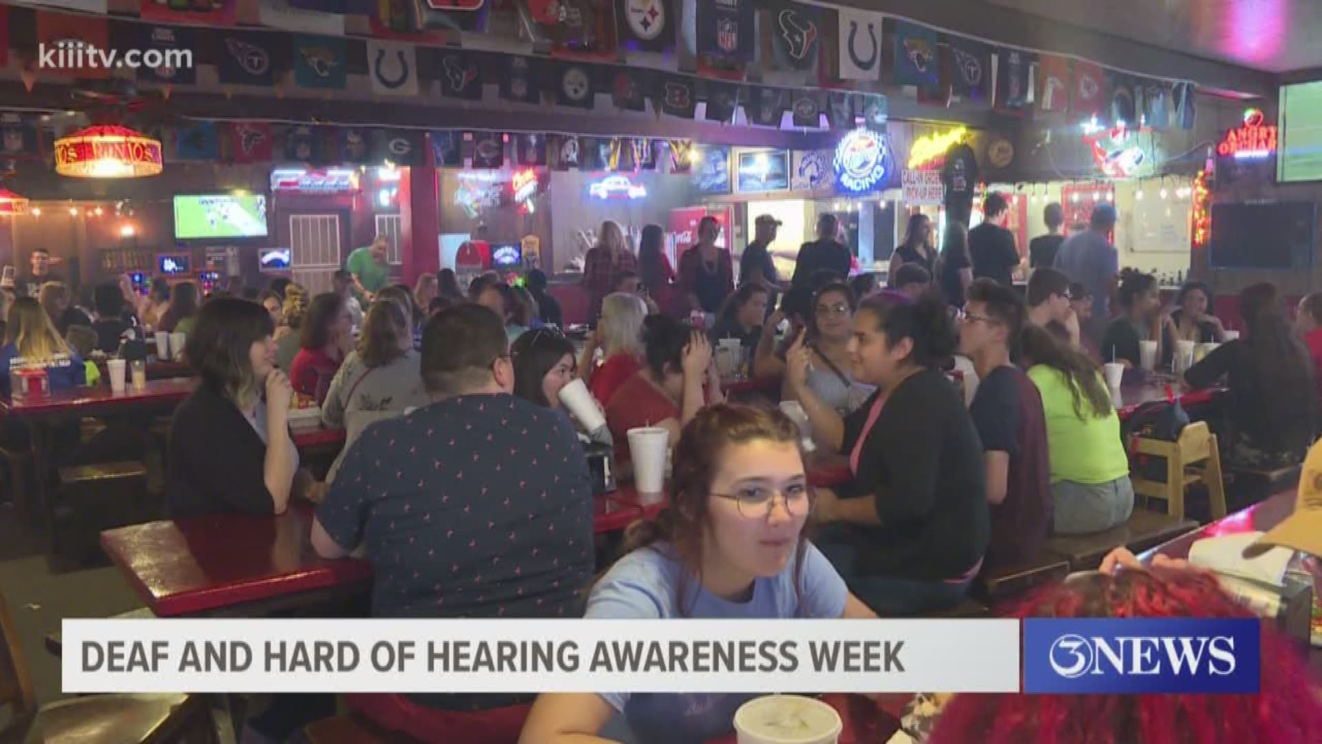 Deaf Awareness Week kicked off with a get together at Panjo's Pizza