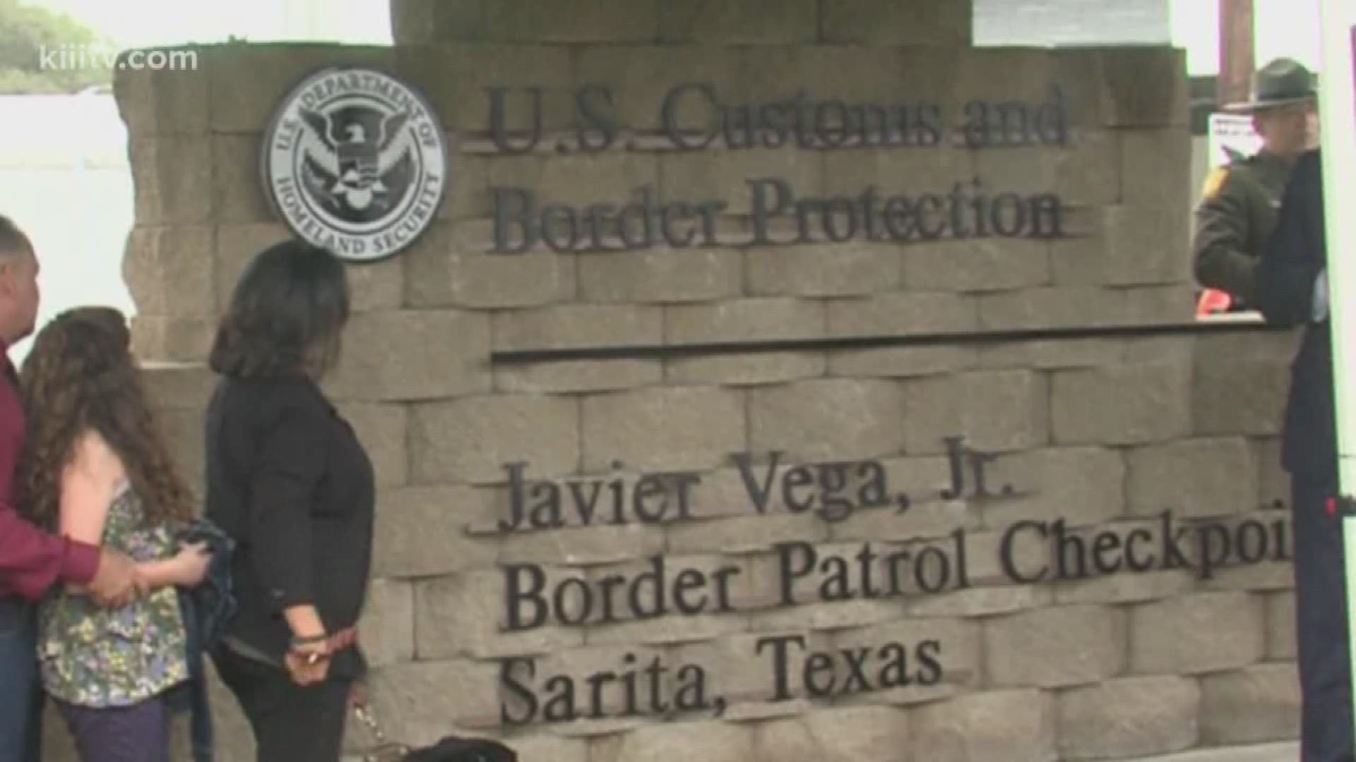 Drivers heading north on Highway 77 pass through Sarita, Texas, and they will now see Vega's name along the checkpoint.