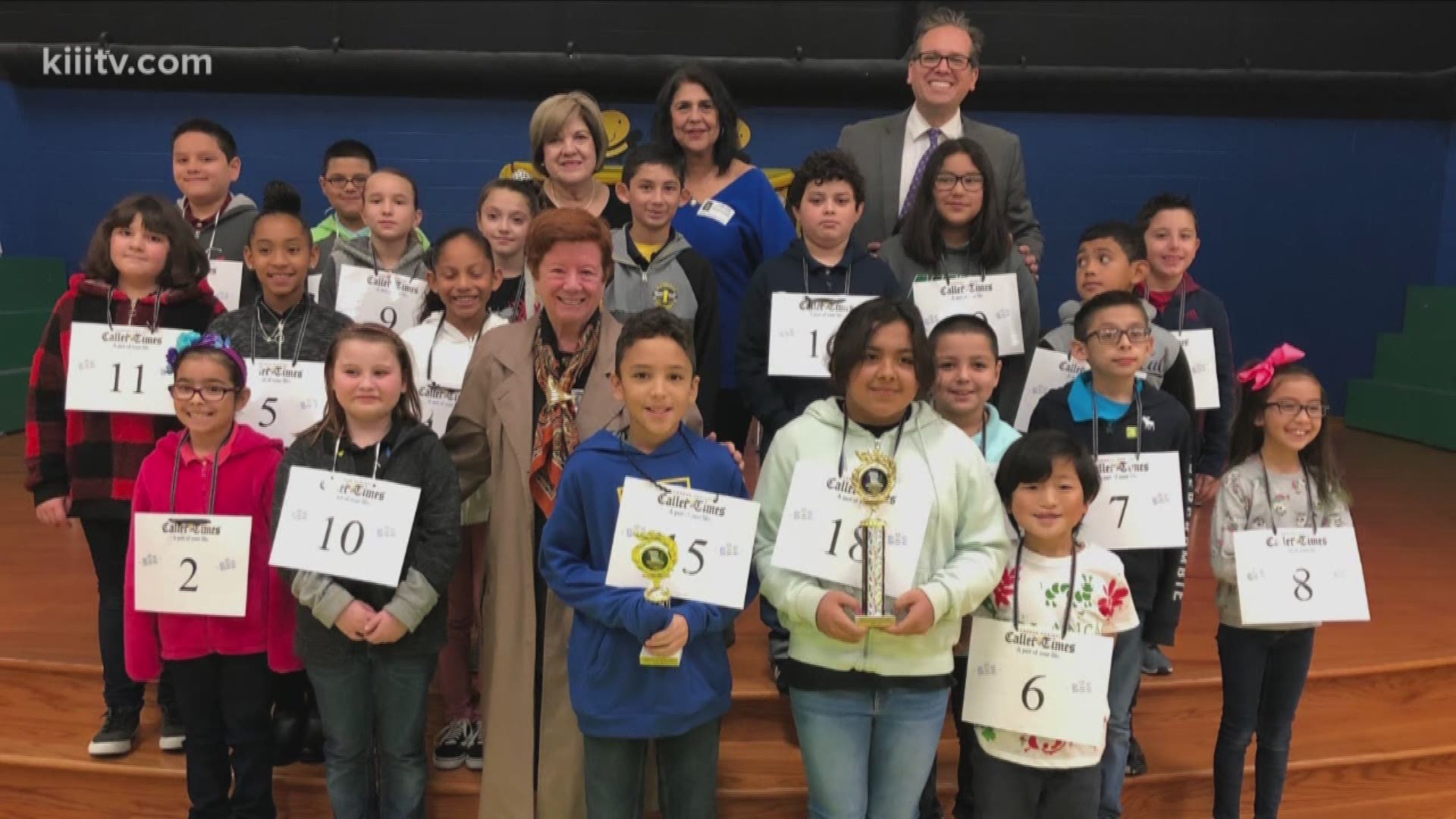 It's Spelling Bee season across the Coastal Bend, and on Wednesday Kiii News Anchor John-Thomas Kobos took part in judging at Mary Helen Berlanga Elementary School.